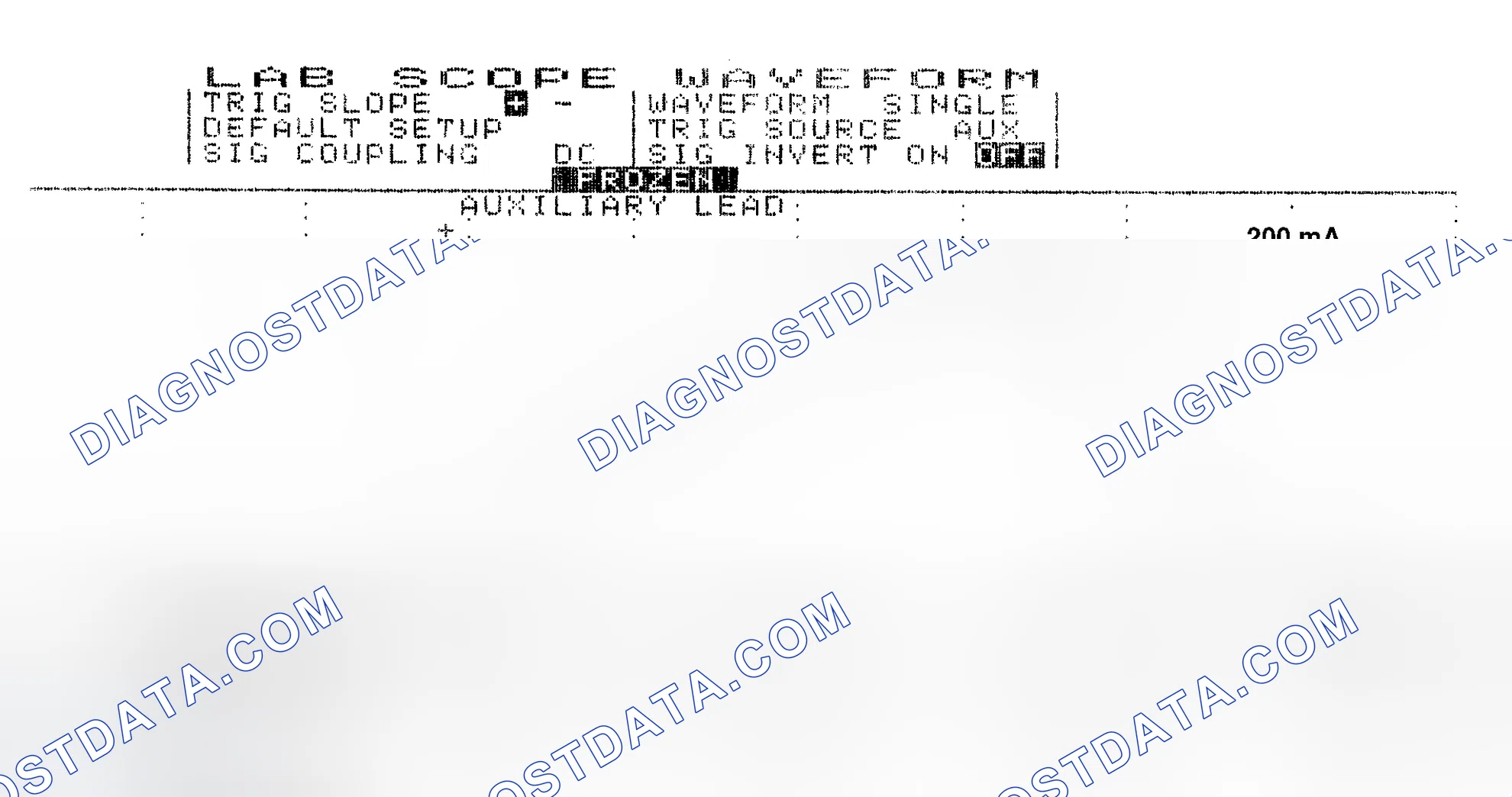 Scheme 13: Single Injector w/Normal Current Flow - Current Pattern
