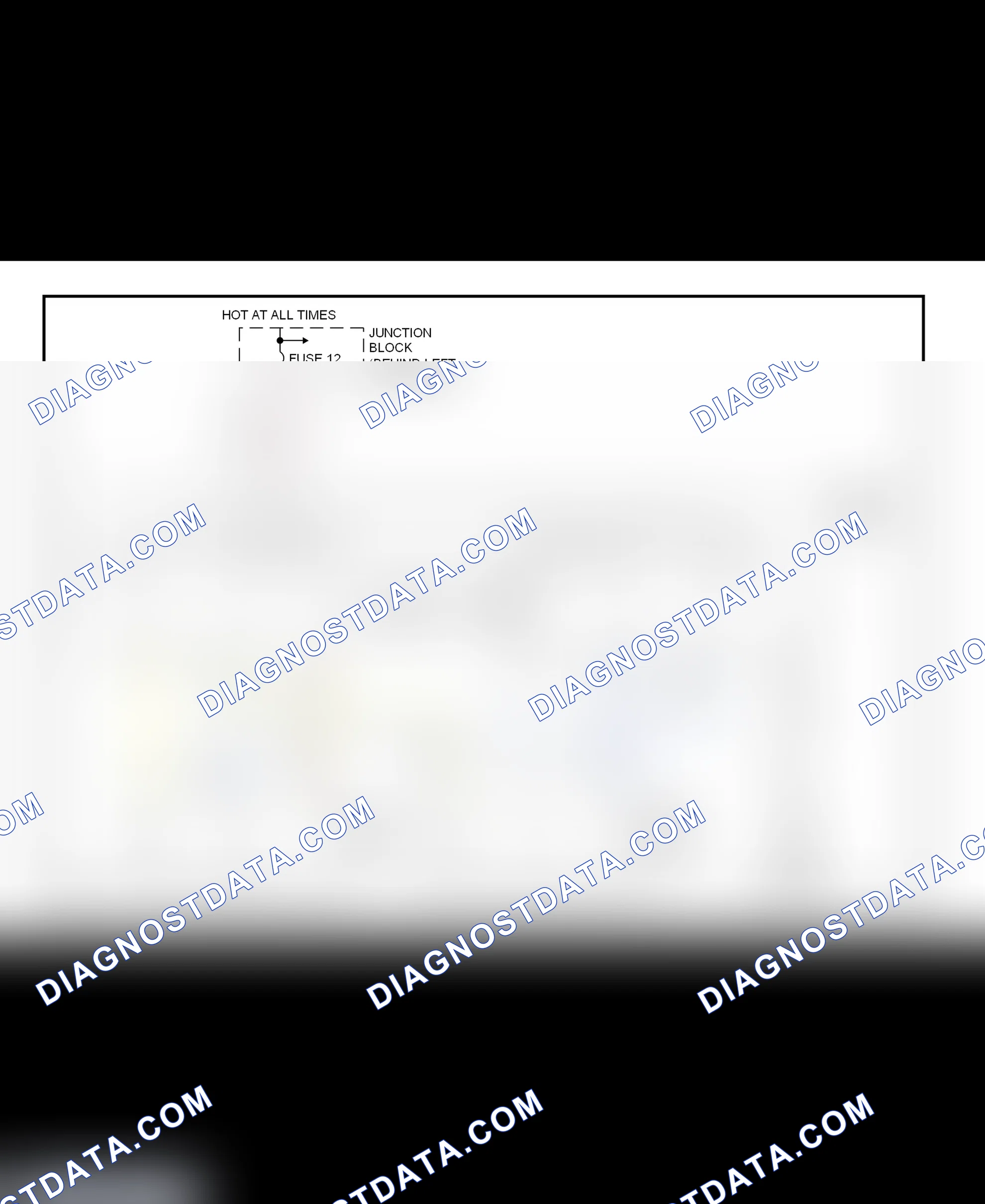 Scheme 5: Power Mirror System Wiring Diagram (Ram Van & Ram Wagon)