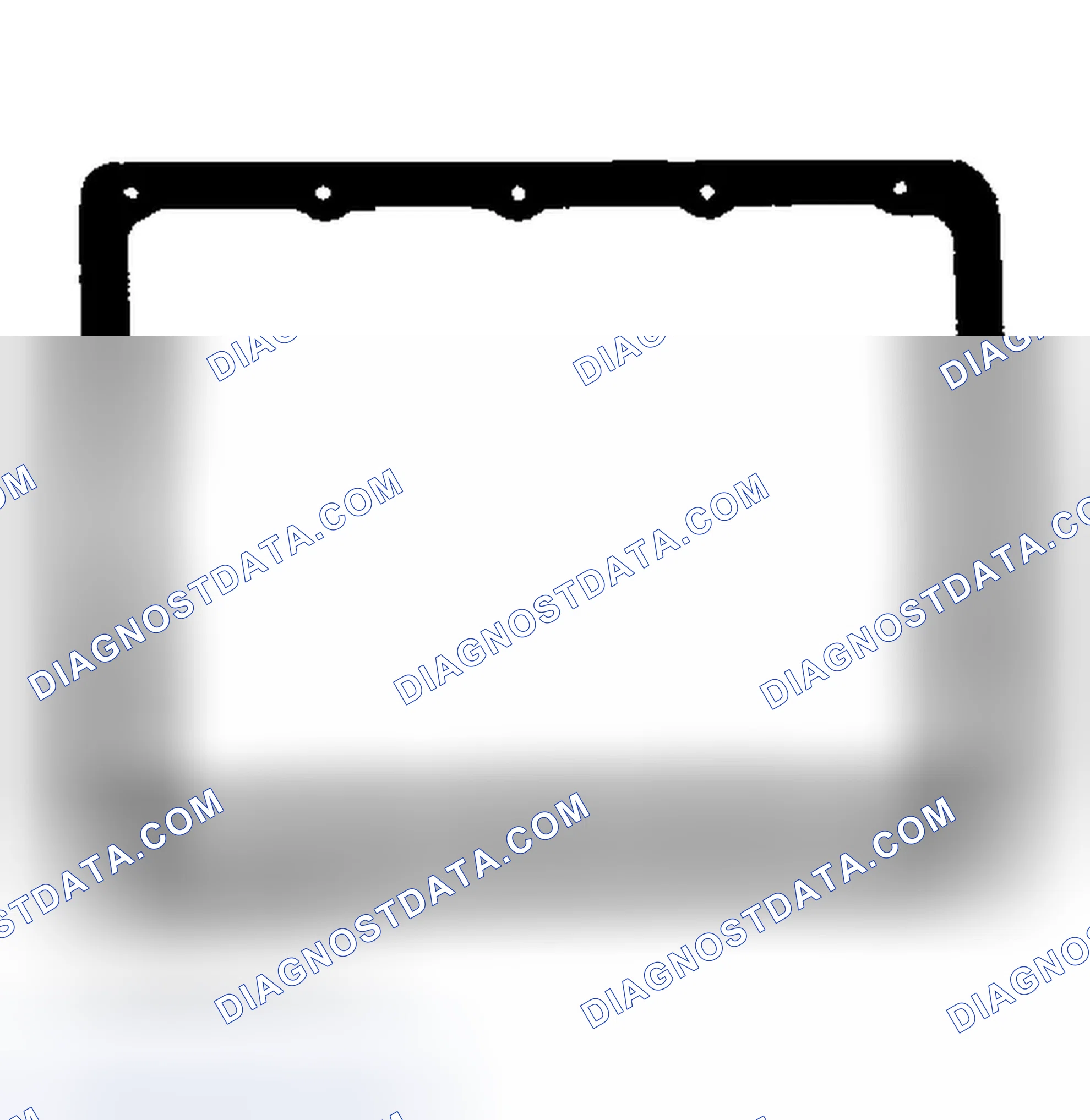 Scheme 1: OIL PAN GASKET