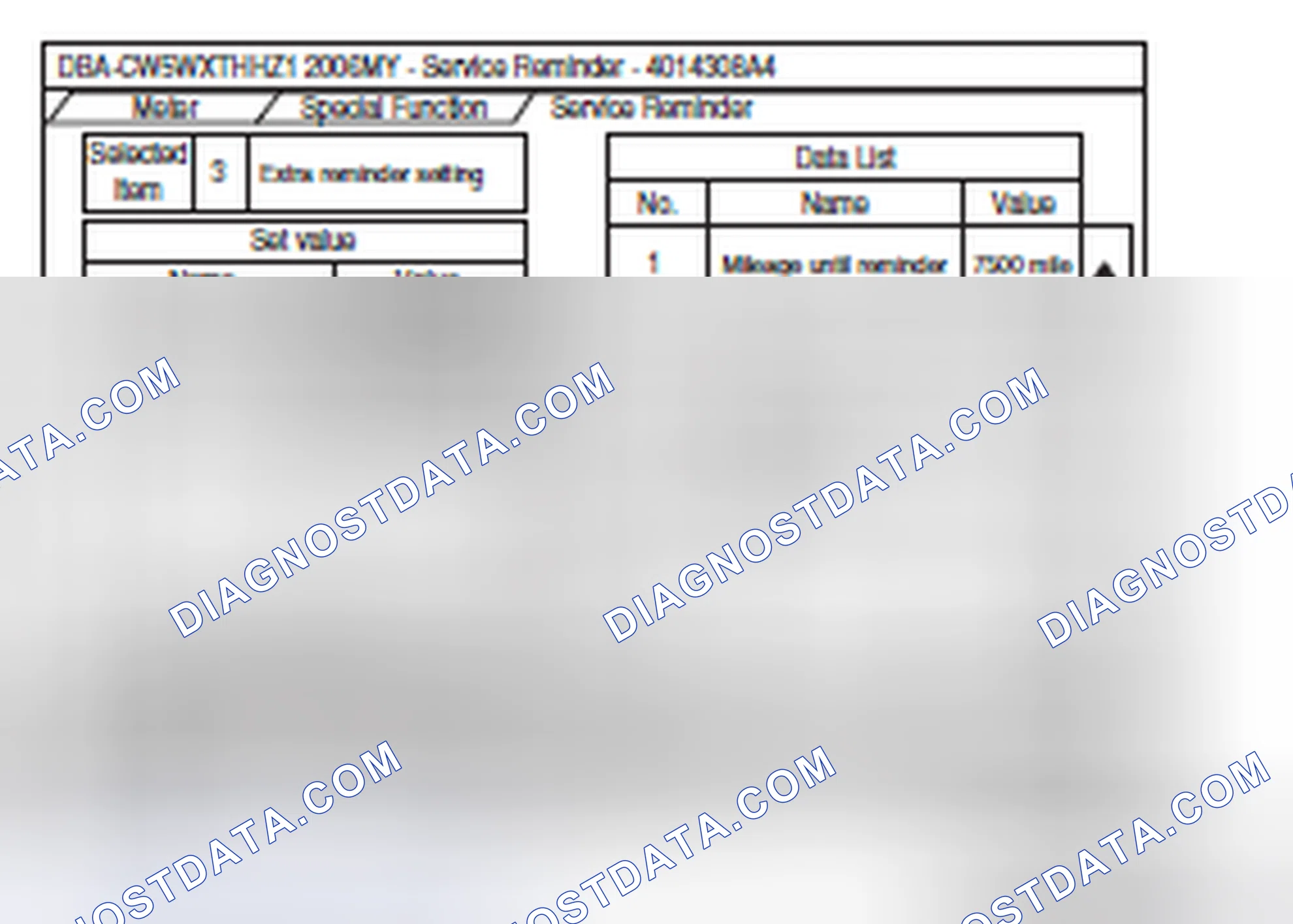 Scheme 204: 3. EXTRA REMINDER SETTING