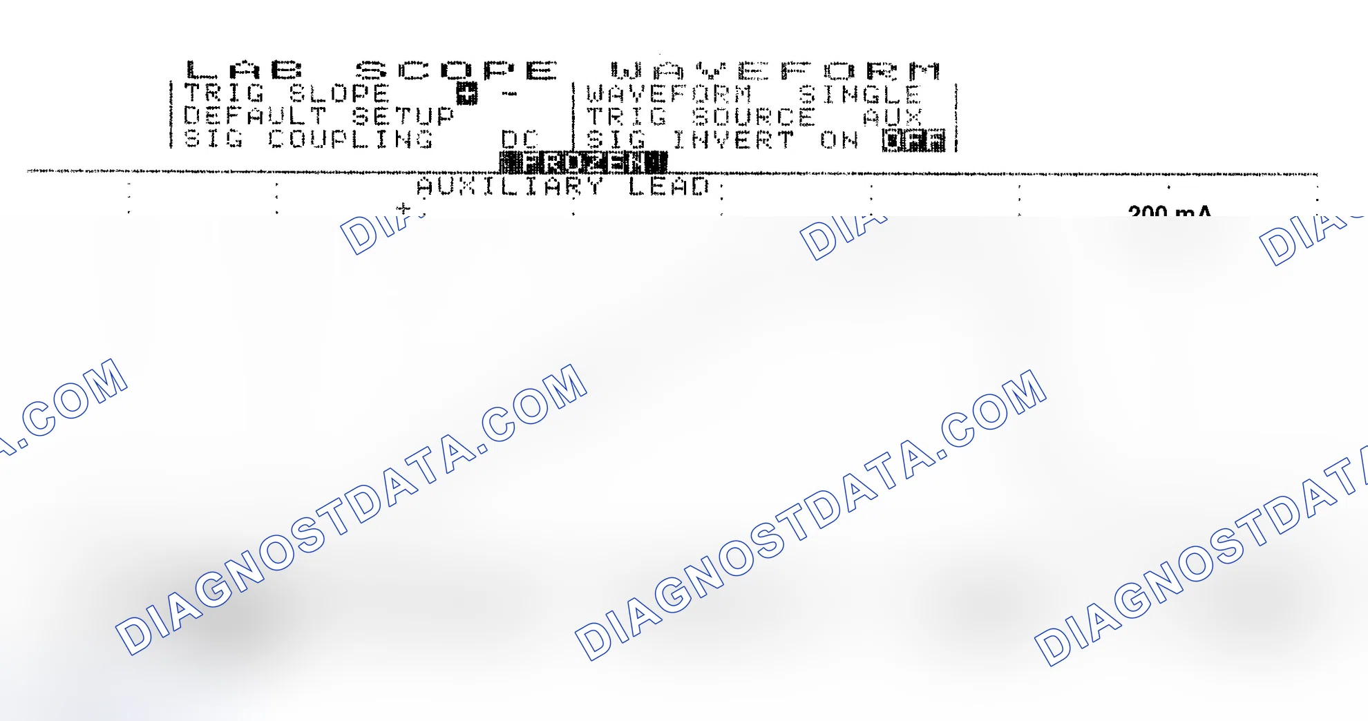 Scheme 13: Single Injector w/Normal Current Flow - Current Pattern