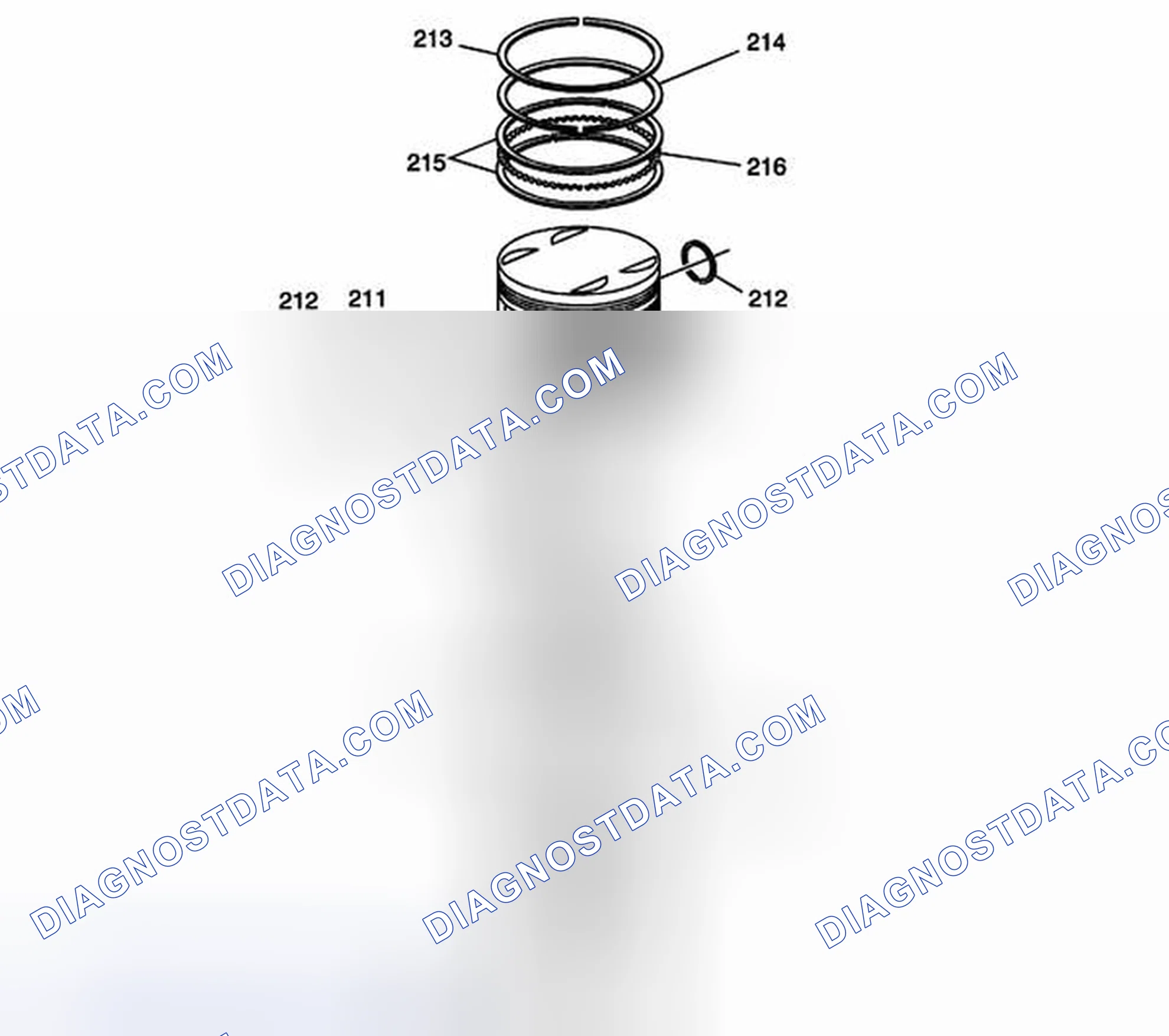 Scheme 82: Piston, Rings, Bearing and Connecting Rod