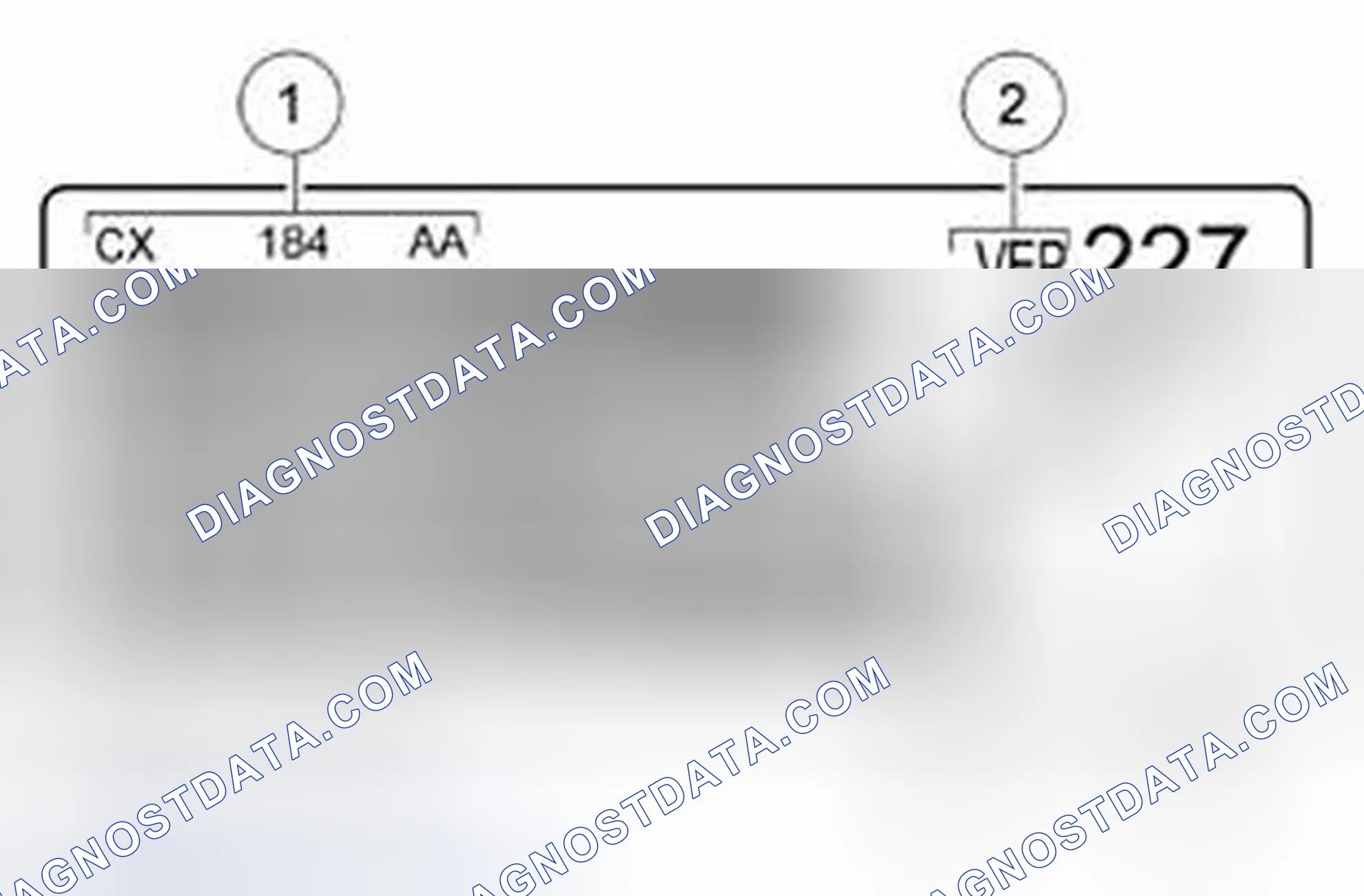 Scheme 2190: Engine Code Information Label