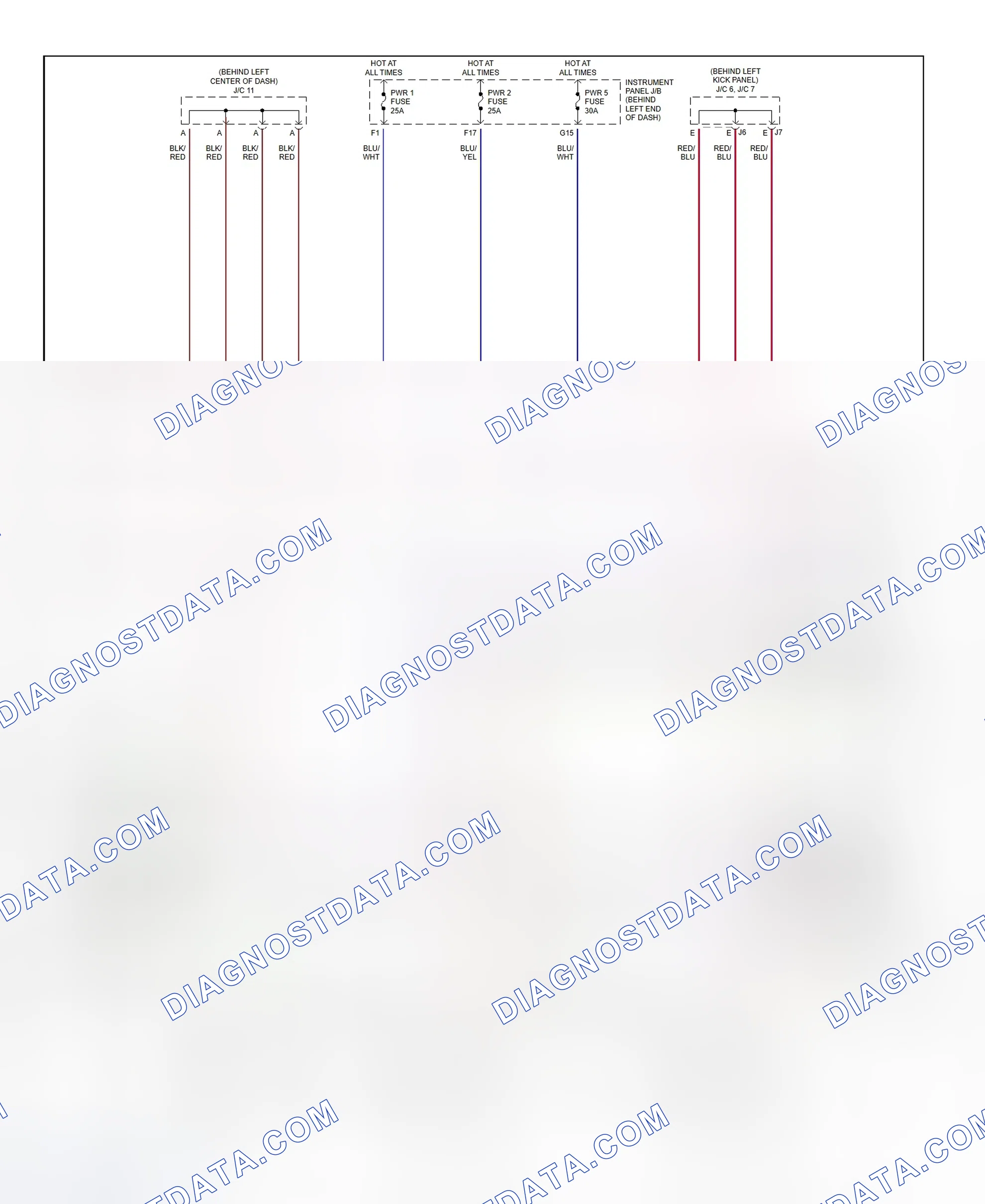 Scheme 6: Power Window System Wiring Diagram (Sequoia 2 Of 2)