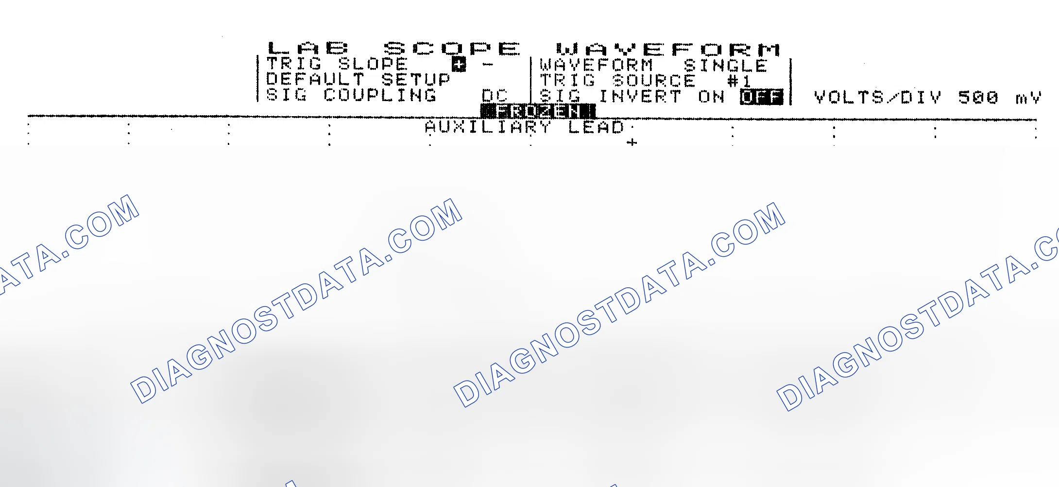 Scheme 10: Single Injector w/Excessive Current Flow - Current Pattern