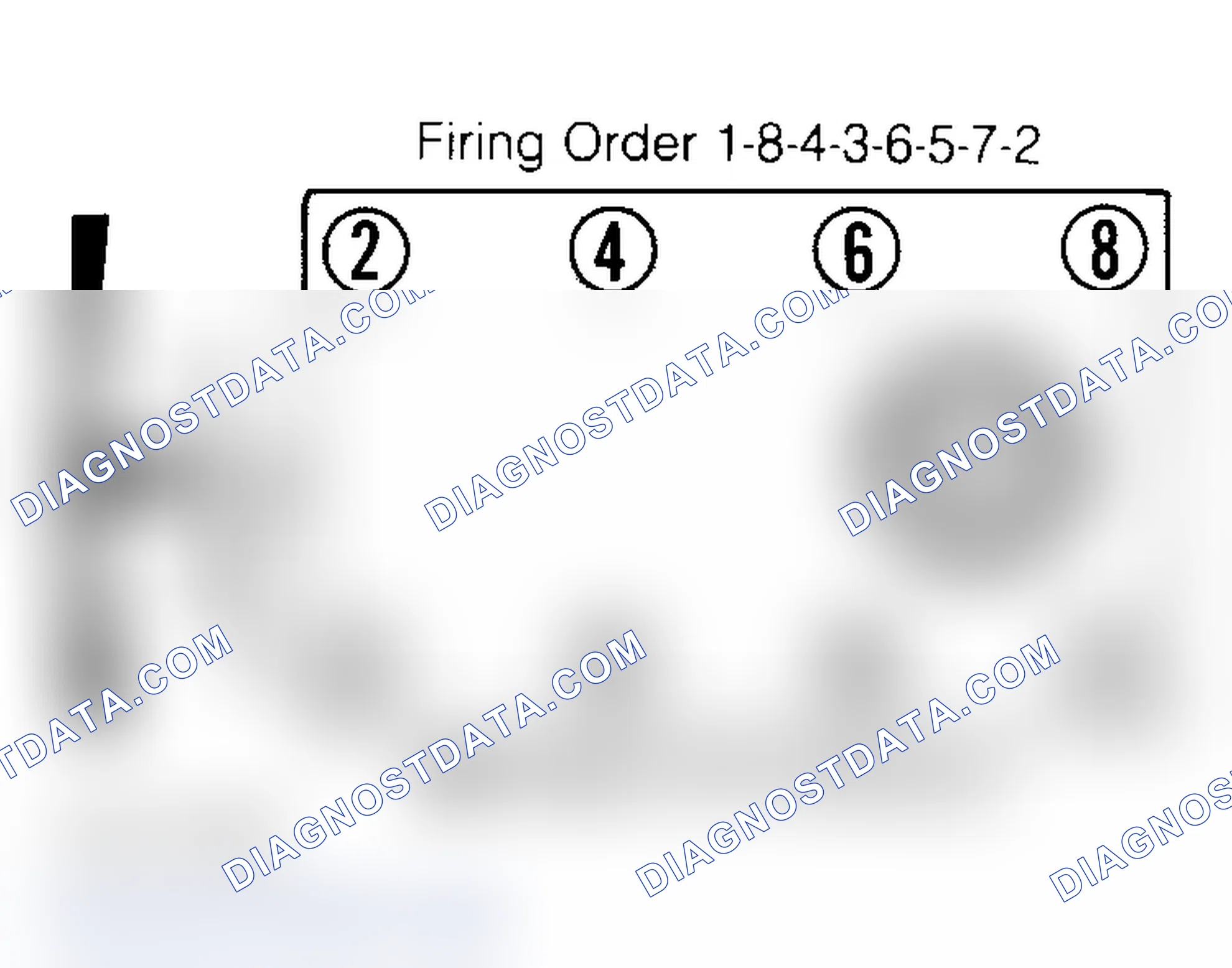 Scheme 5: Firing Order & Timing Marks (5.0L, 5.7L & 7.4L)
