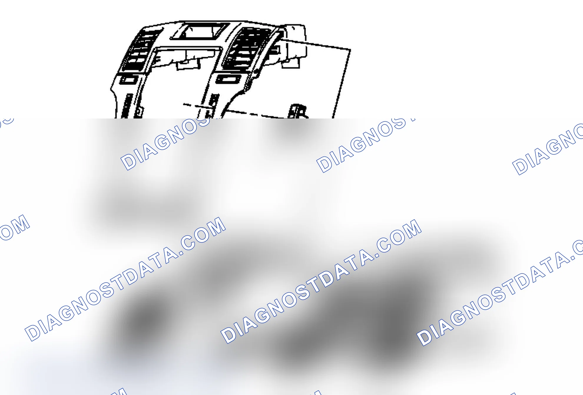 Scheme 7: Rear Object Alarm Module Switch Replacement (Escalade)