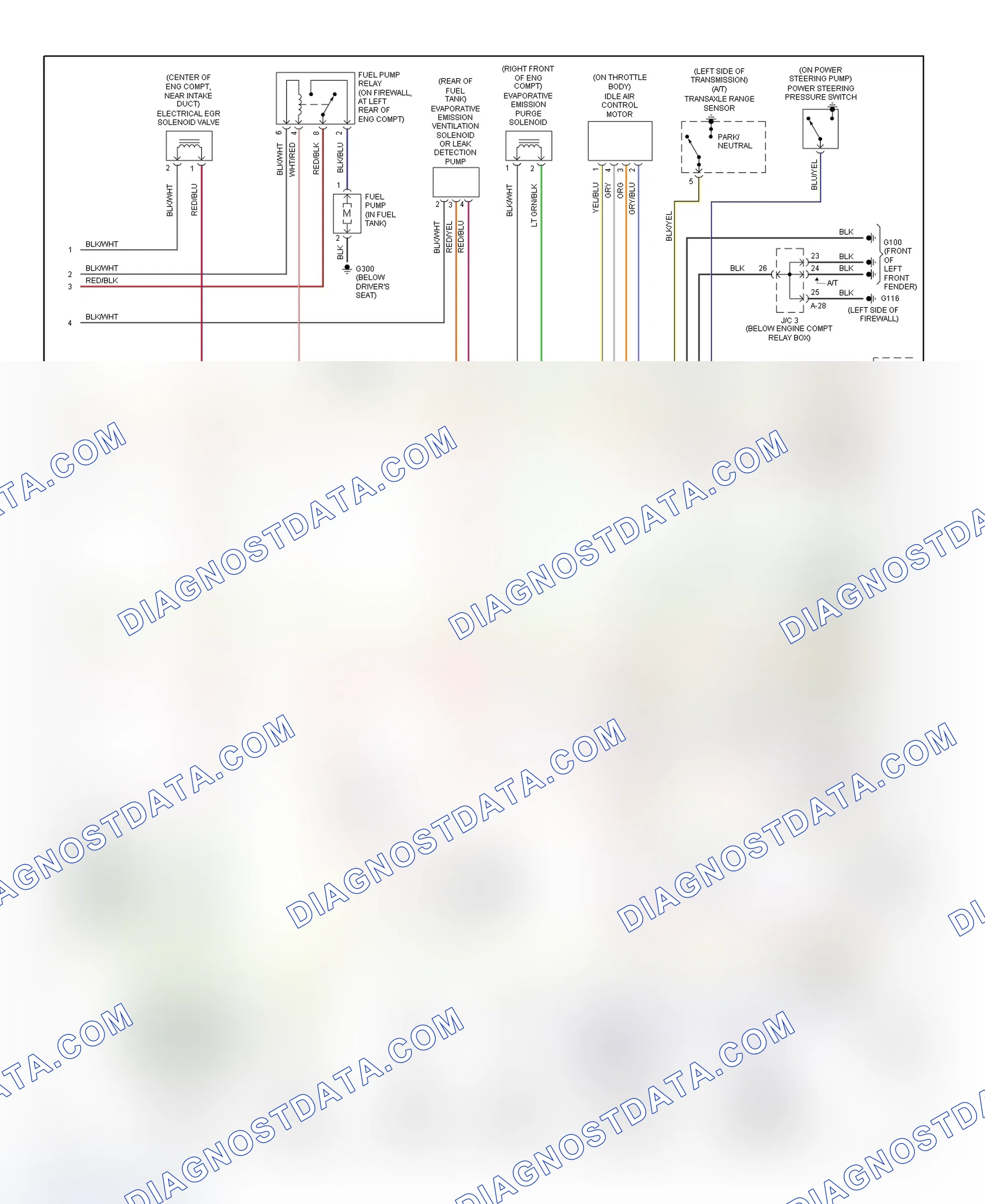 Scheme 3: PCM Wiring Diagram (Avenger & Sebring Coupe - 2.0L - 3 Of 3)