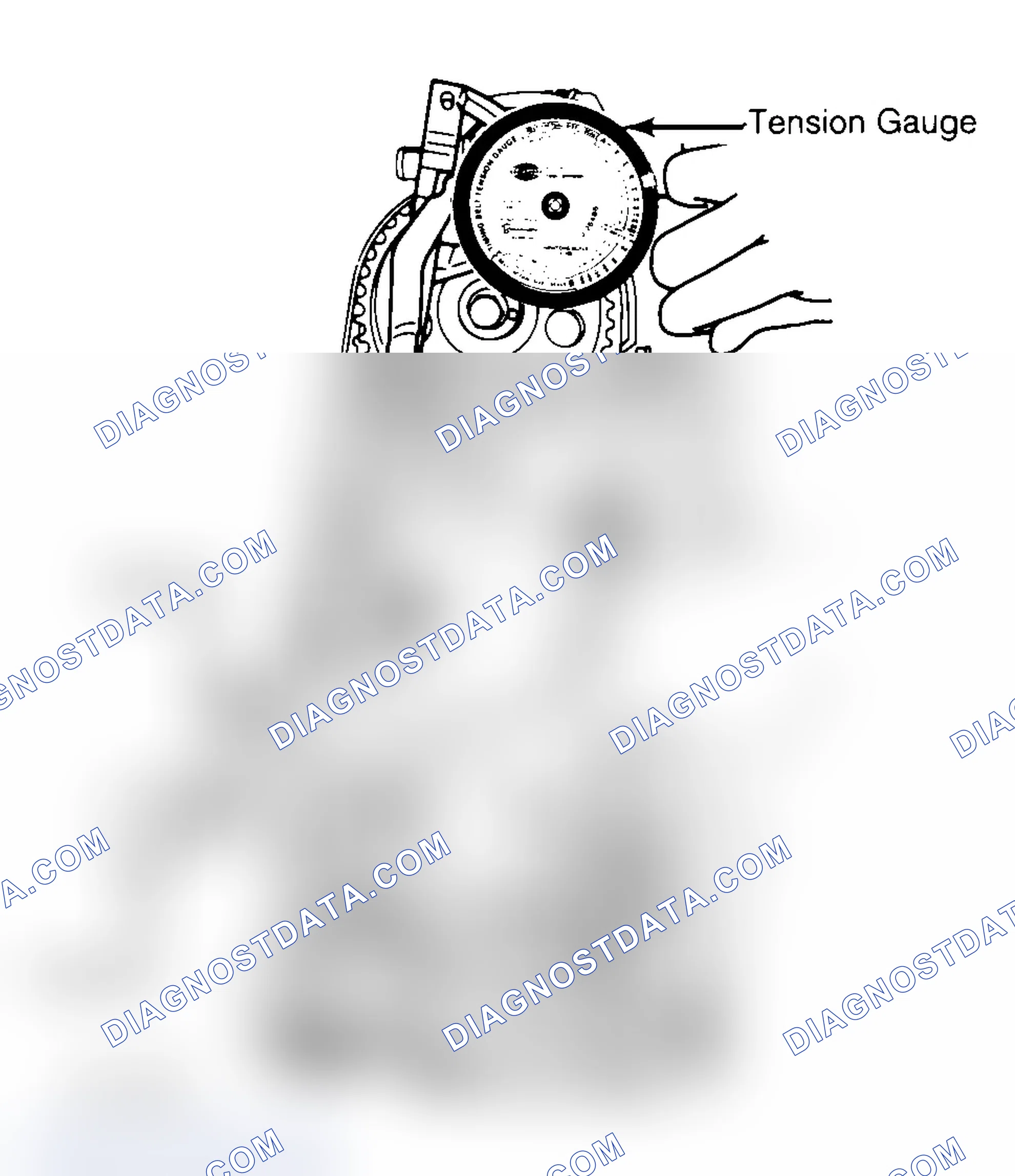 Scheme 28: Adjusting Typical Timing Belt Tension