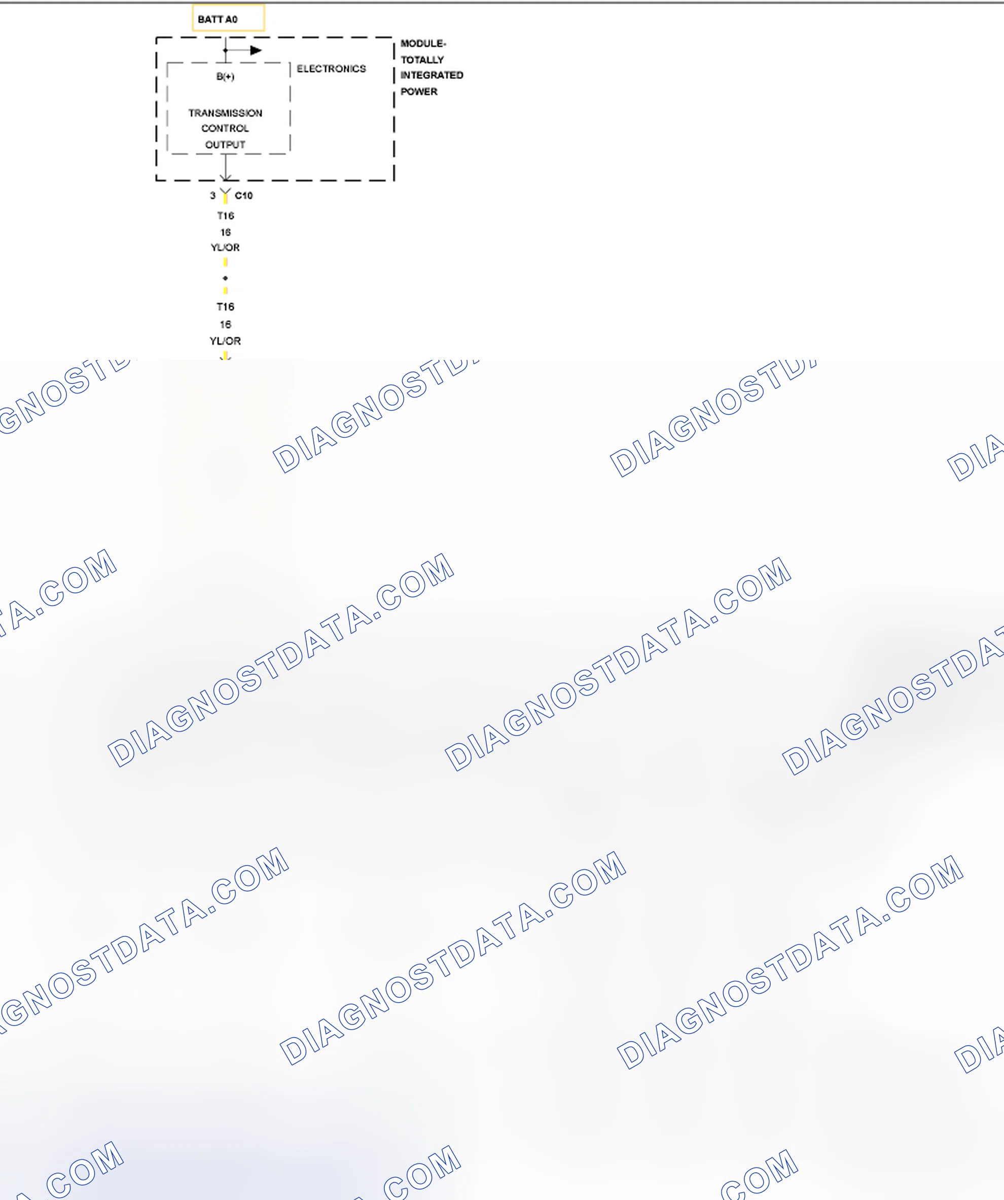 Scheme 740: P0750-LR SOLENOID CIRCUIT