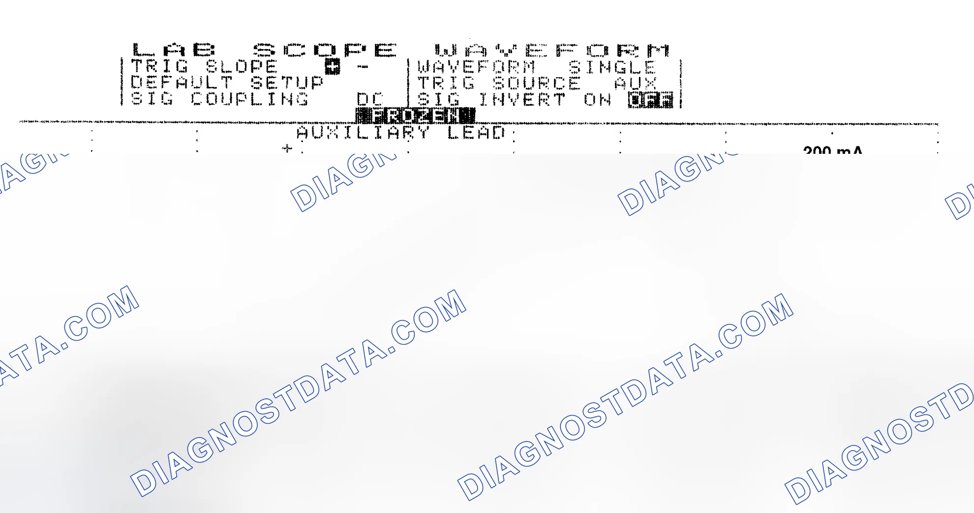 Scheme 13: Single Injector w/Normal Current Flow - Current Pattern