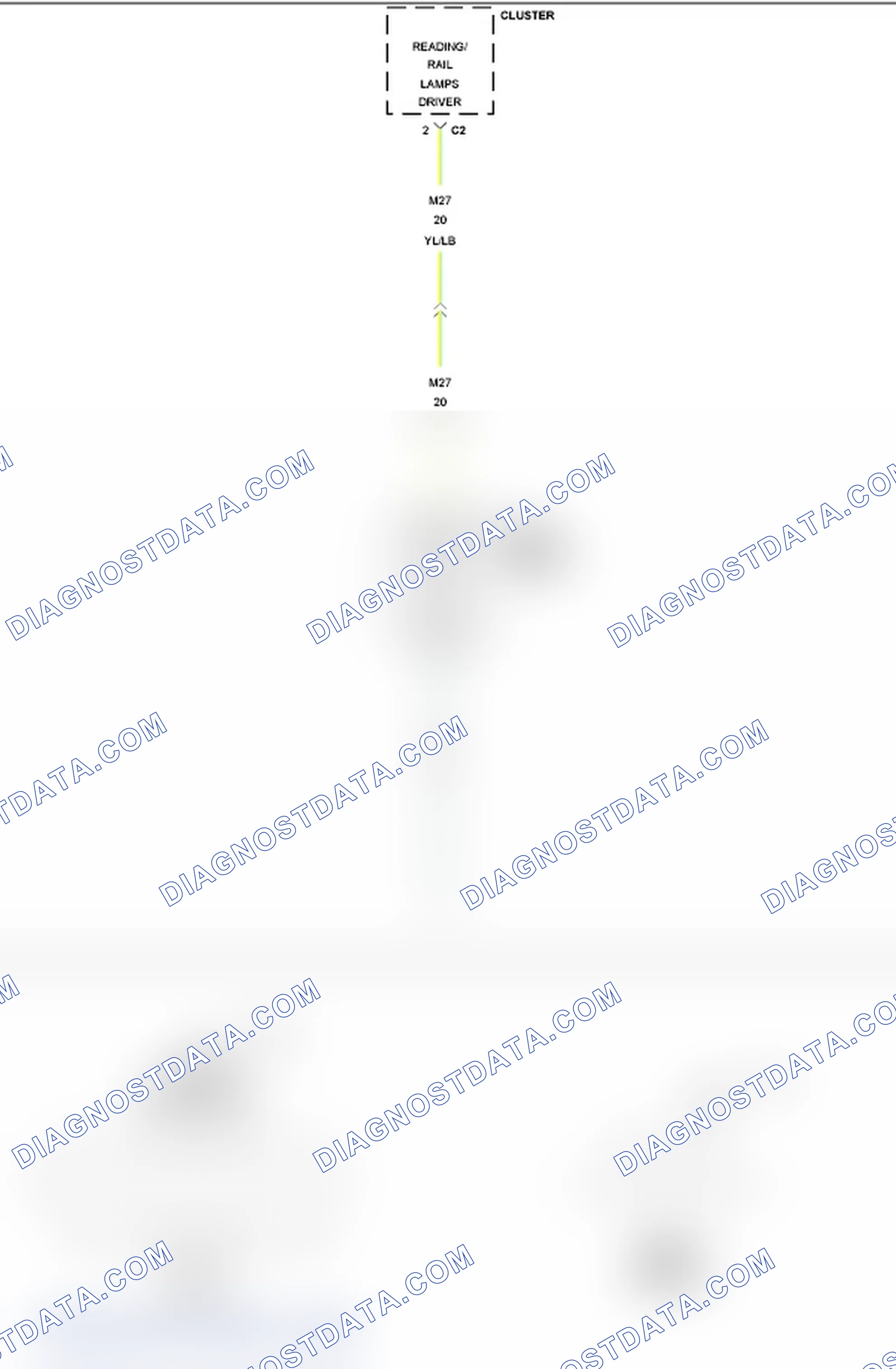 Scheme 60: B161E-READING LAMP CONTROL CIRCUIT