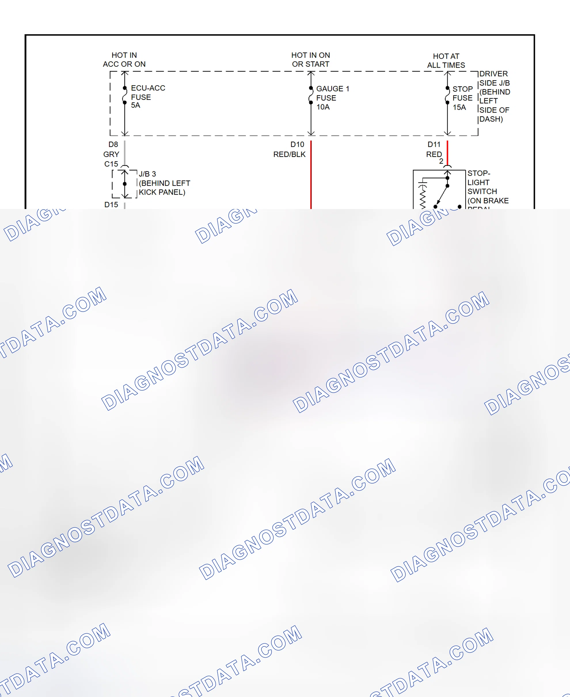 Scheme 317: Shift Interlock System Wiring Diagram (2002 - Toyota Avalon)