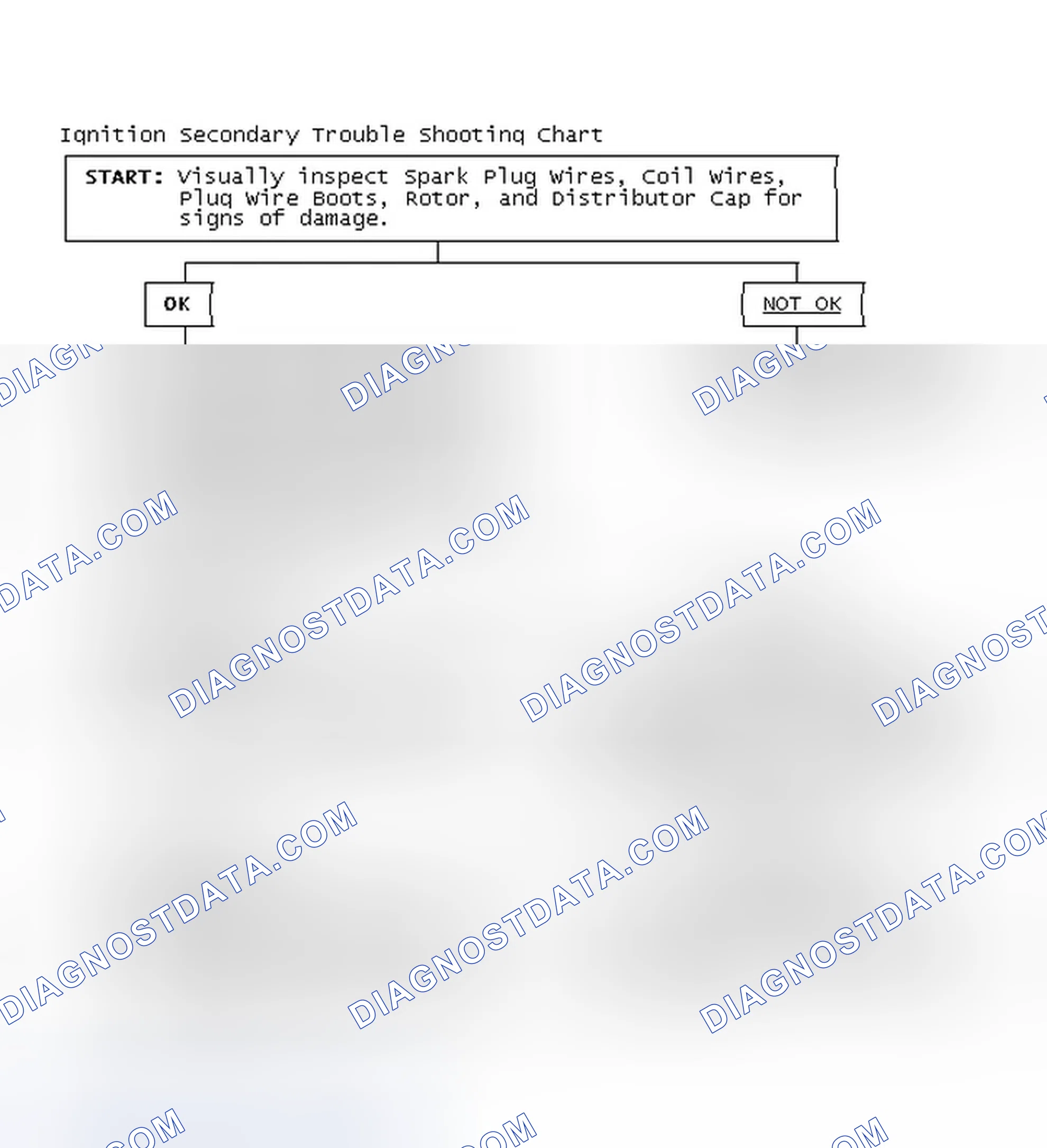 Scheme 1: Ignition Secondary Trouble Shooting Chart