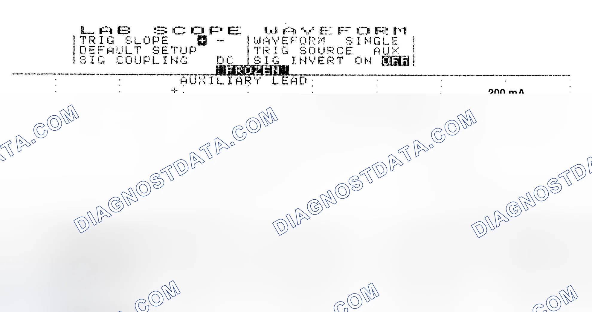 Scheme 13: Single Injector w/Normal Current Flow - Current Pattern