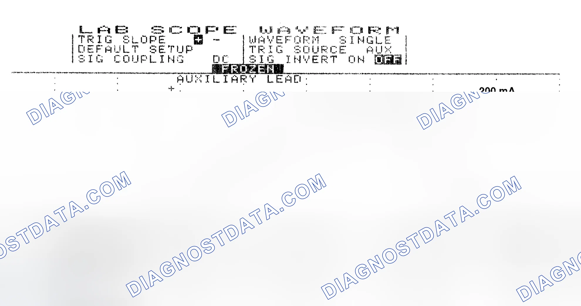 Scheme 13: Single Injector w/Normal Current Flow - Current Pattern