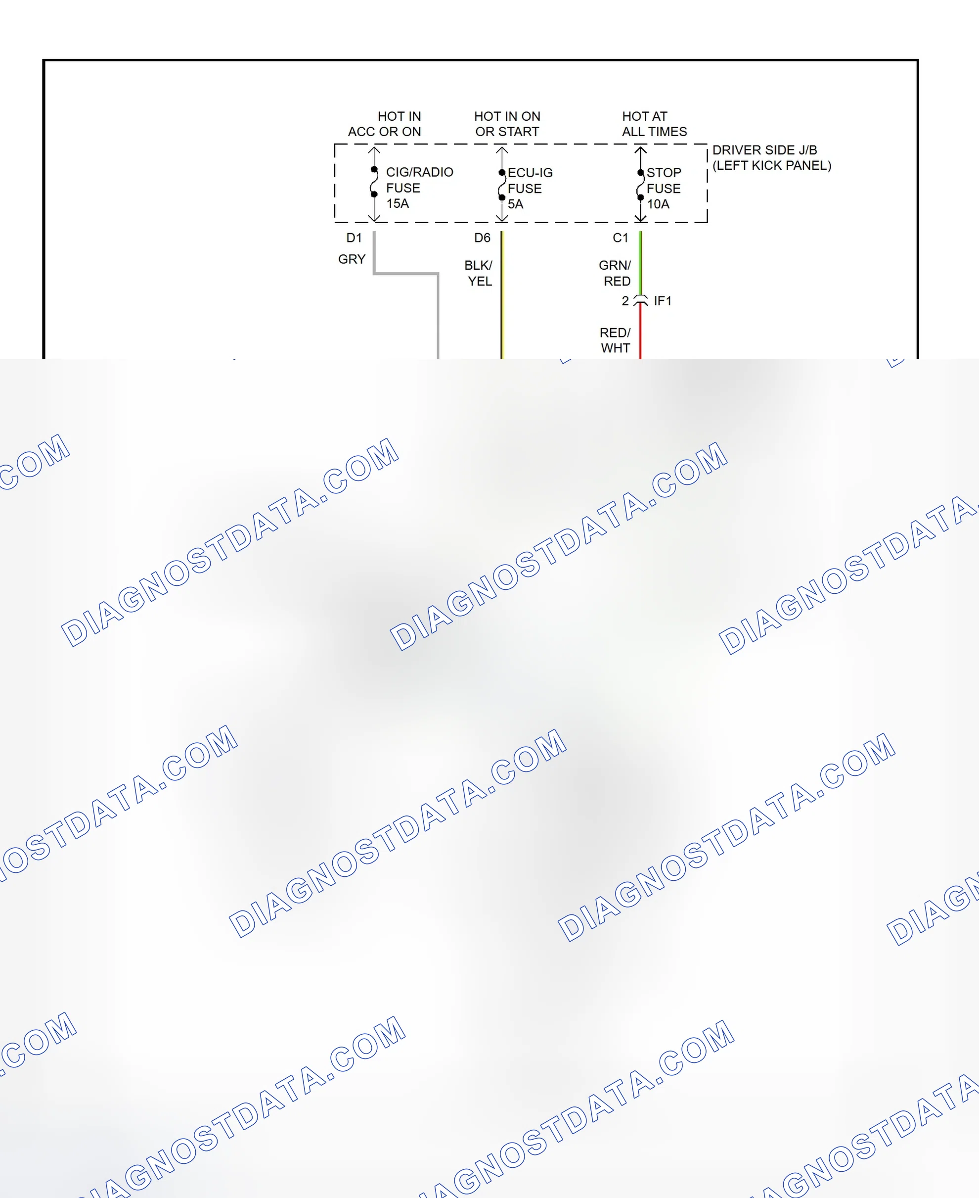 Scheme 57: Shift Interlock System Wiring Diagram (1997 Paseo)