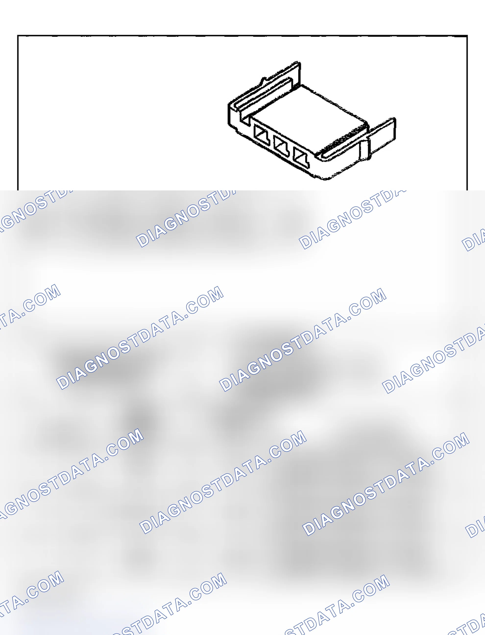 Scheme 761: Automatic Transmission Internal Connector End Views