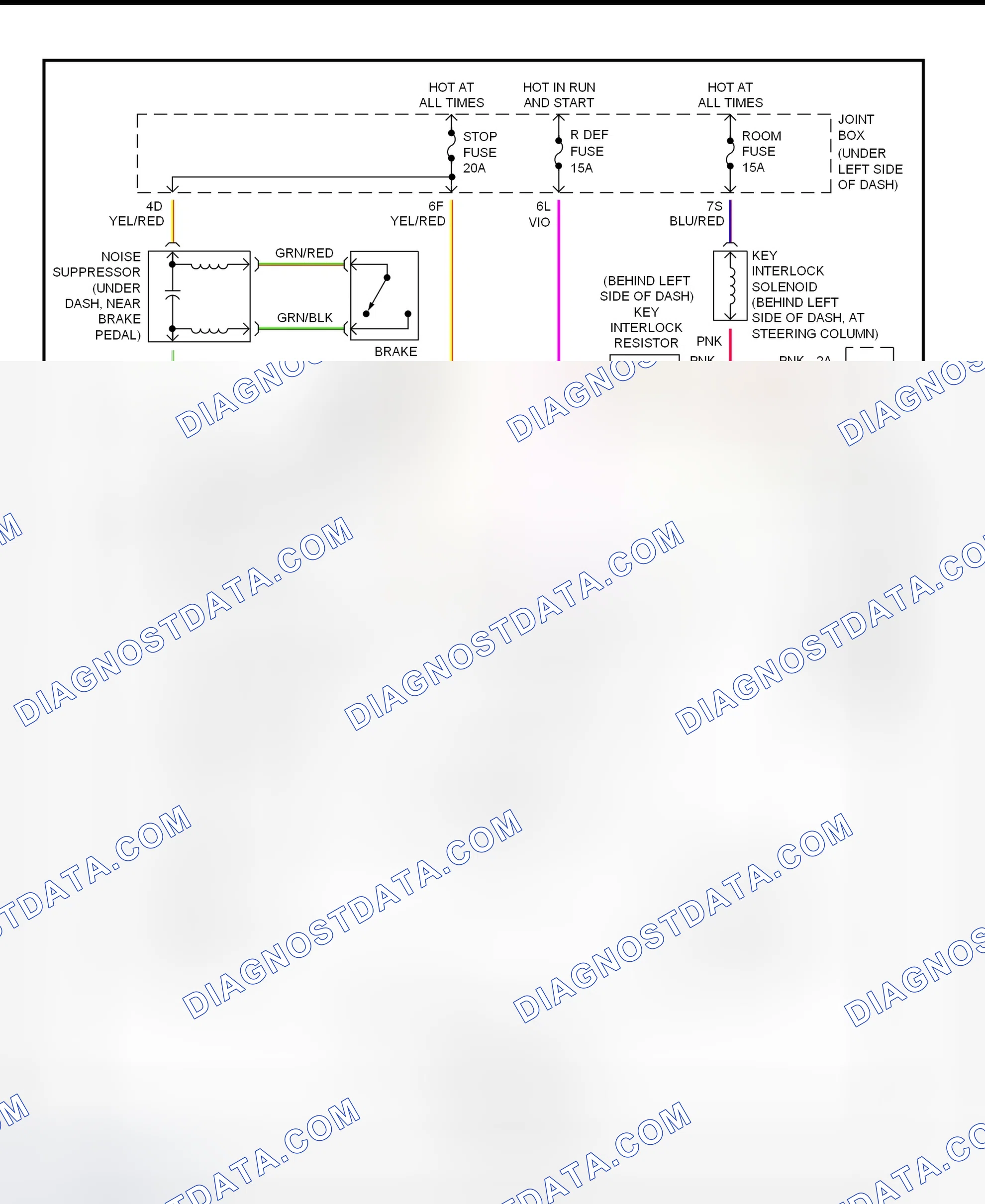 Scheme 220: Shift Interlock System Wiring Diagram (1998 Millenia)