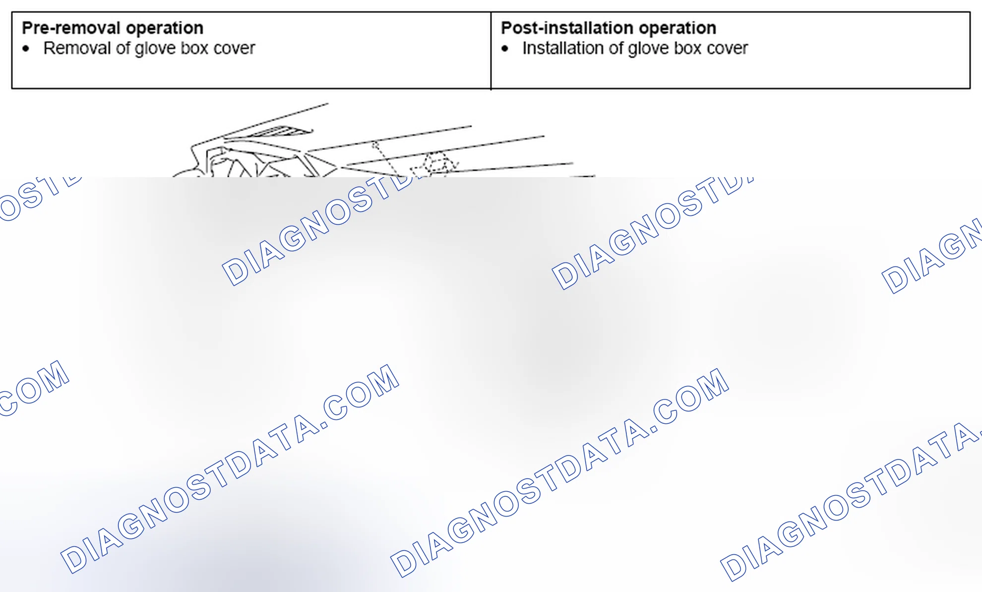 Scheme 850: HANDS FREE MODULE REMOVAL AND INSTALLATION