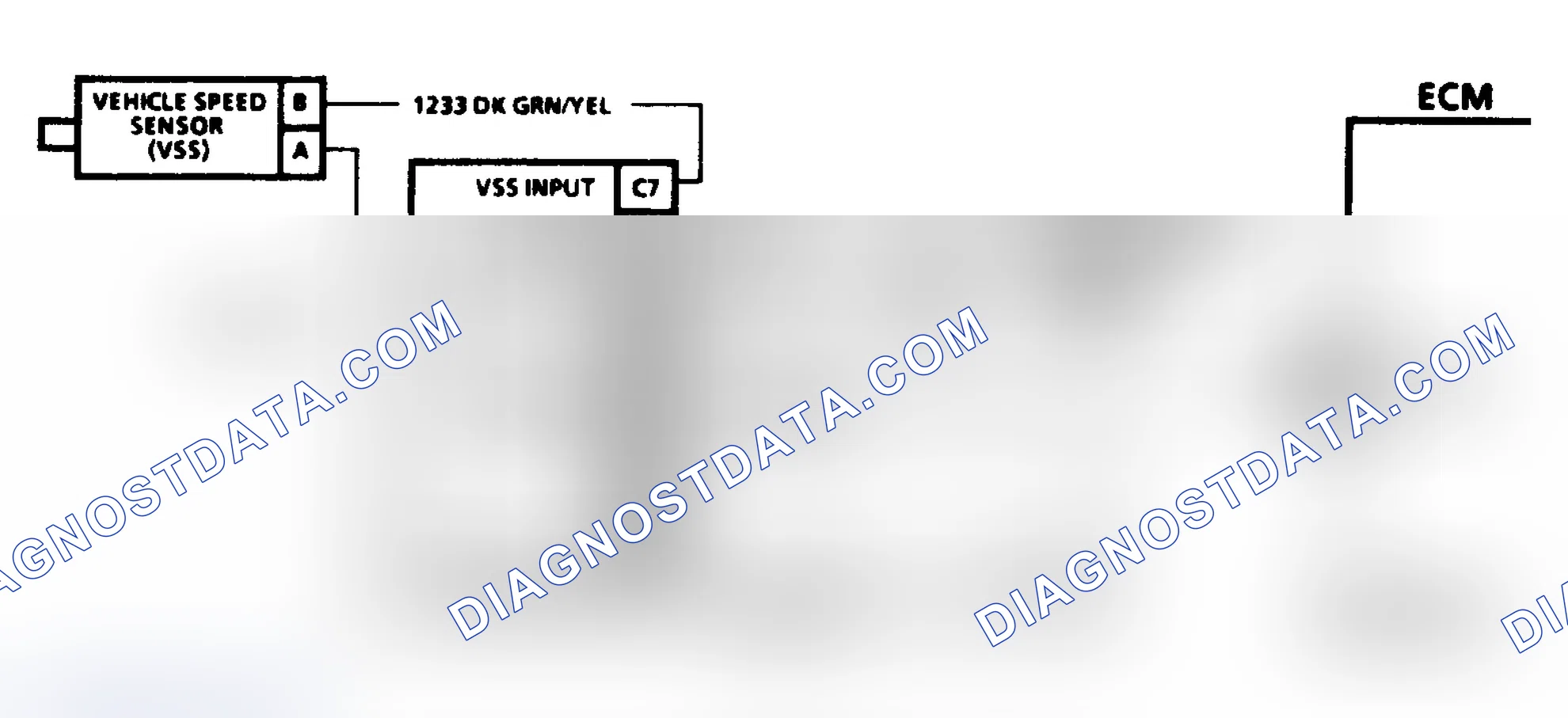 Scheme 106: Code 24 Schematic ("P" Series M/T) Vehicle Speed Sensor Transmission Output Signal