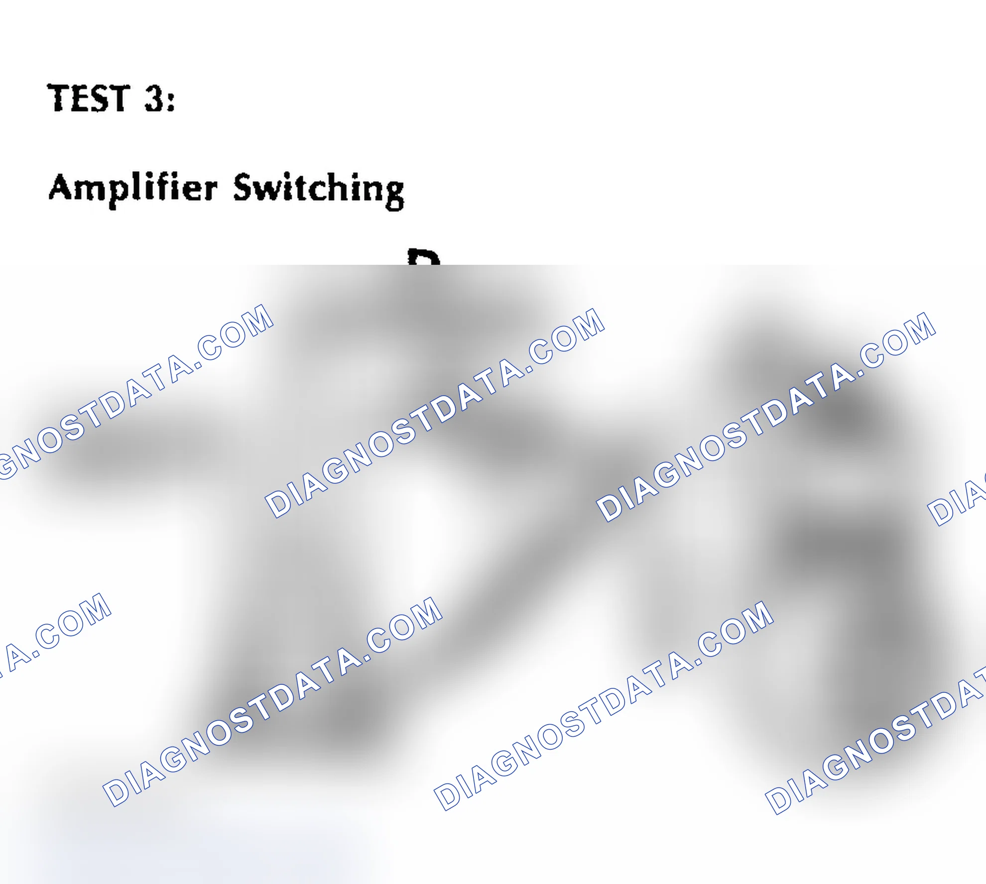Scheme 53: AMPLIFIER TEST