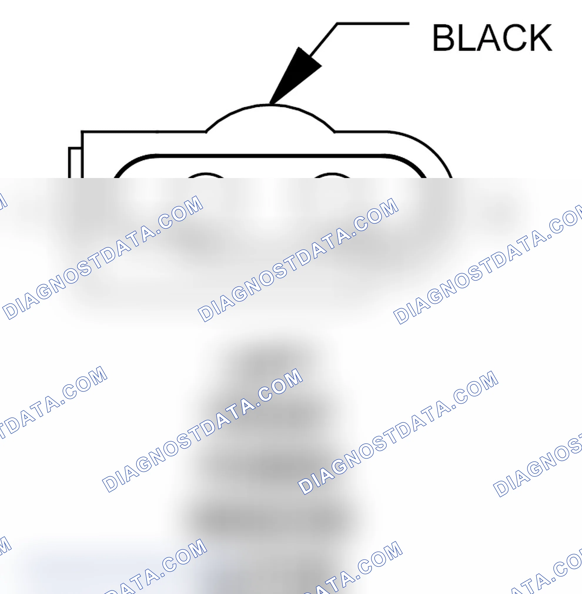 Scheme 156: Left Front Power Window Motor Connector End View