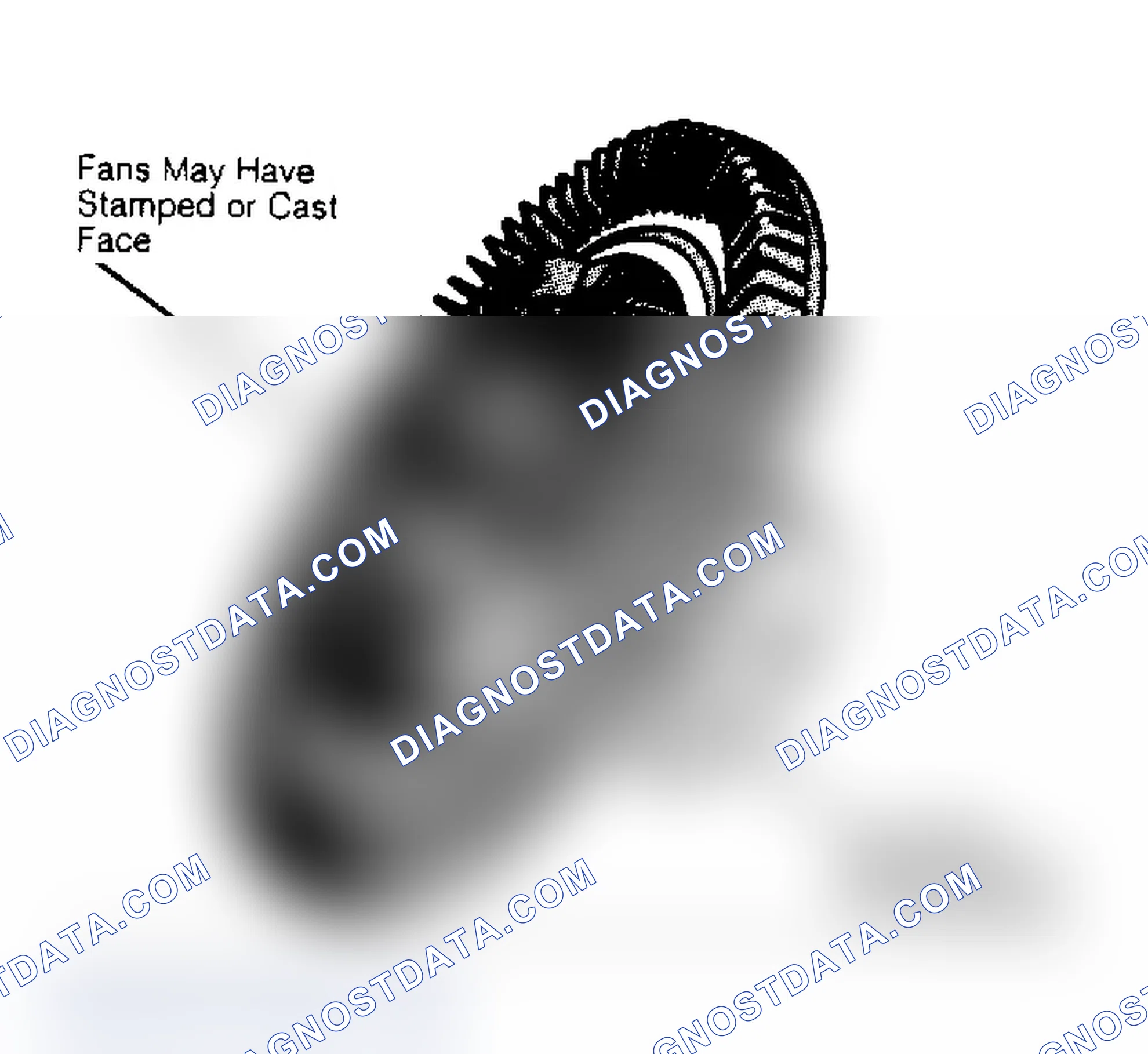 Scheme 7: Thermostatically Controlled Fan Assembly (Exc. 2.8L RWD)
