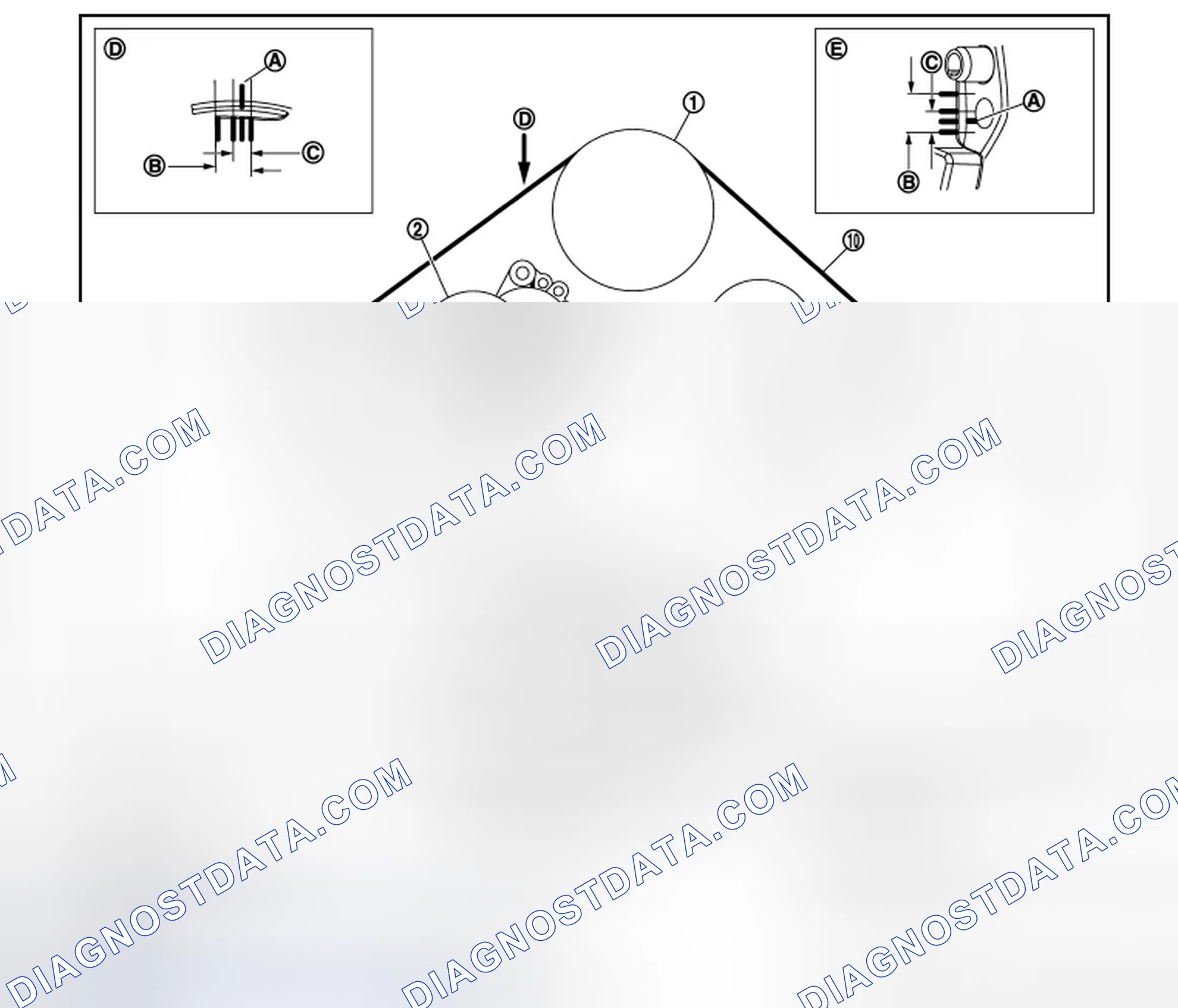 Scheme 7: DRIVE BELT: Exploded View