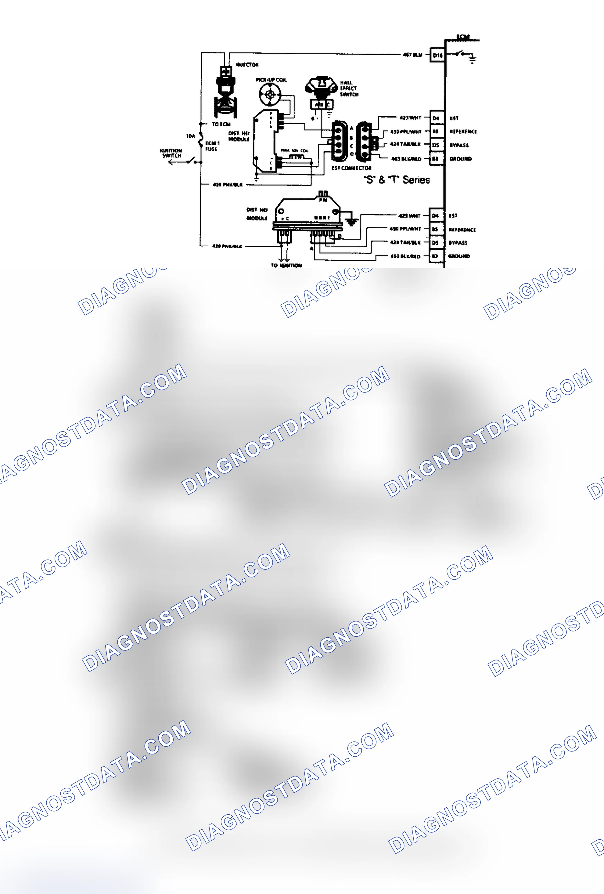 Scheme 33: Chart A4, Injector Circuit Diagnosis (2.5L)