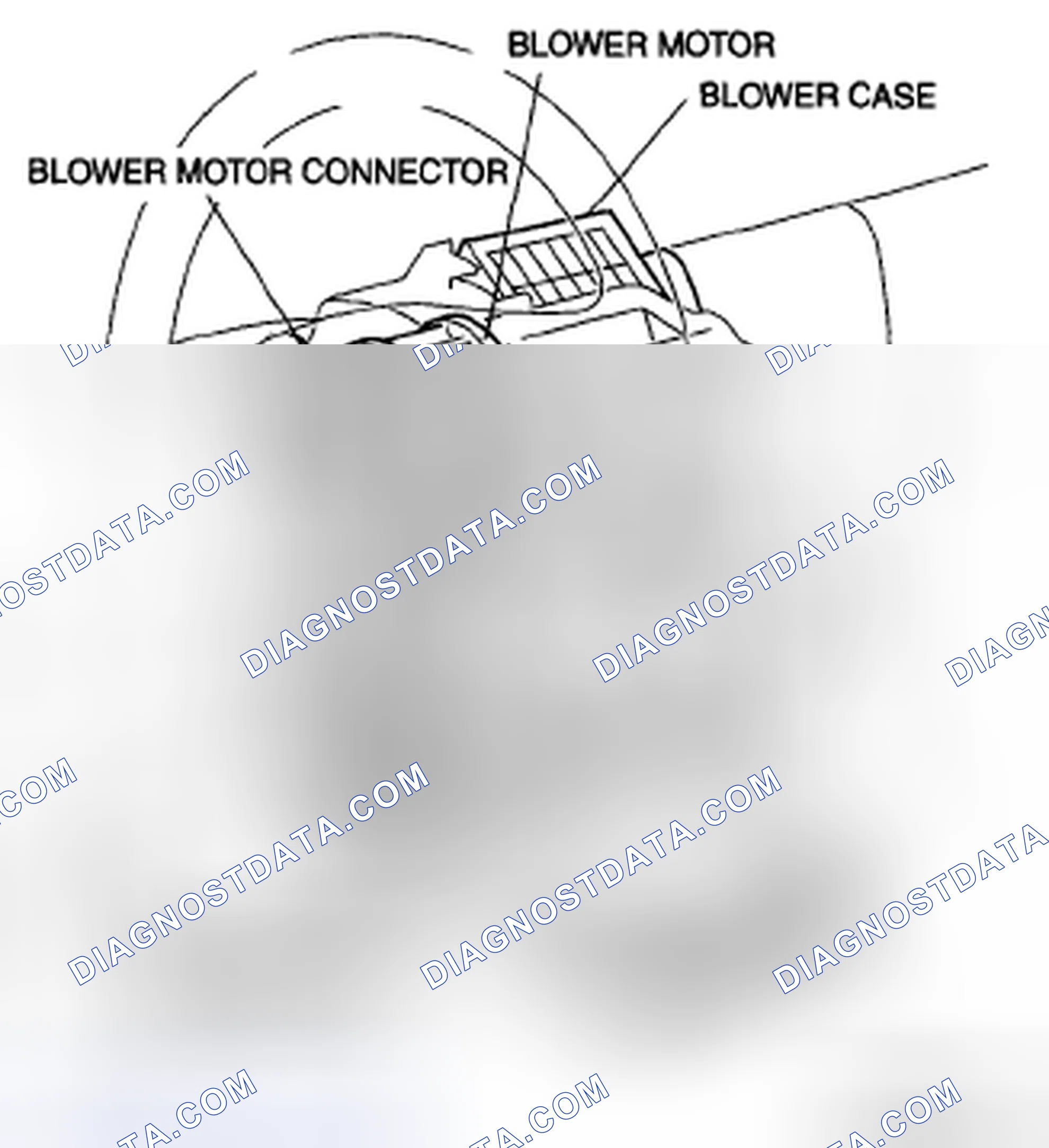 Scheme 50: FRONT BLOWER MOTOR REMOVAL [FULL-AUTO AIR CONDITIONER]
