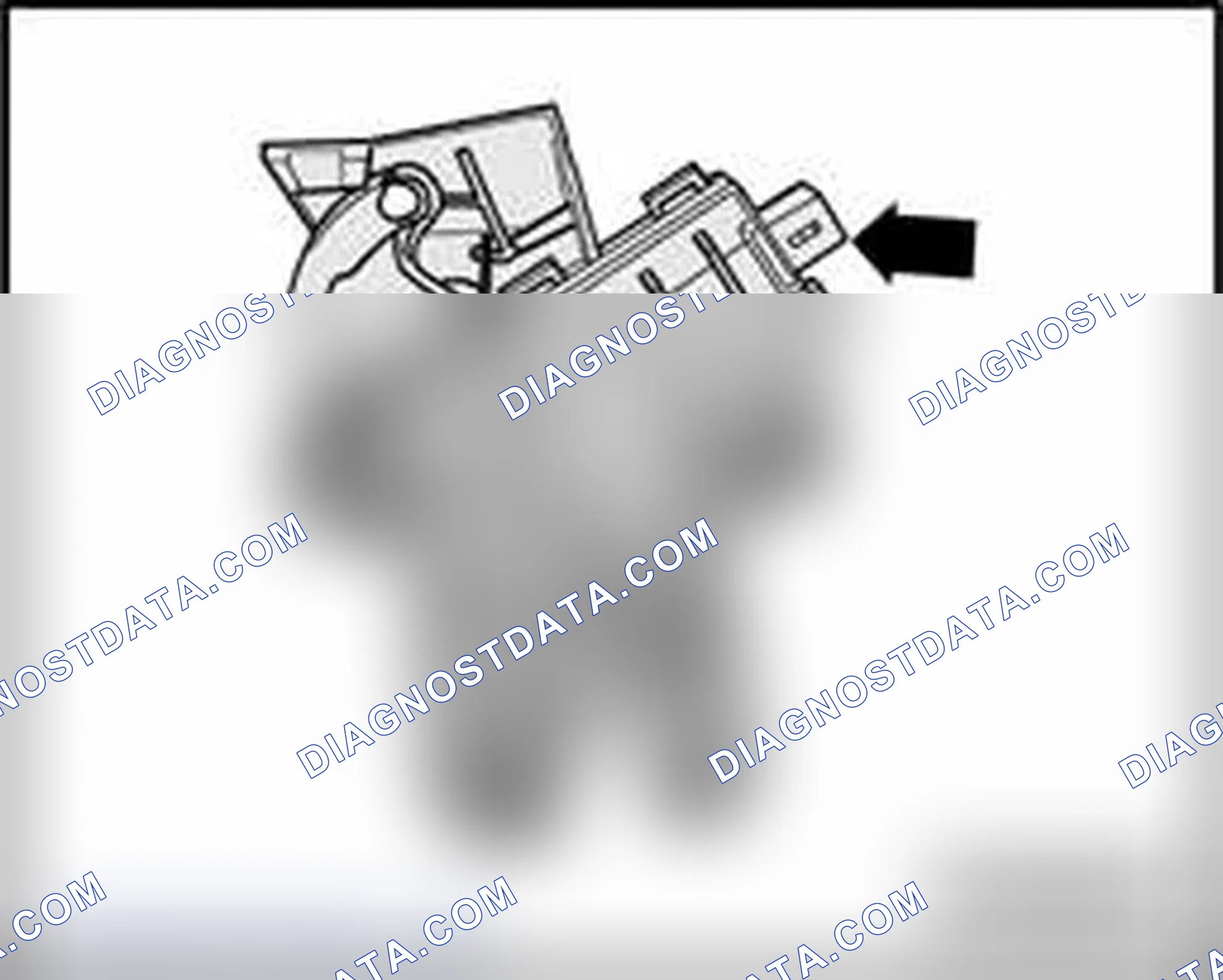 Scheme 303: Trunk Lock/Alarm/Central Locking Switch F124 , removing and installing