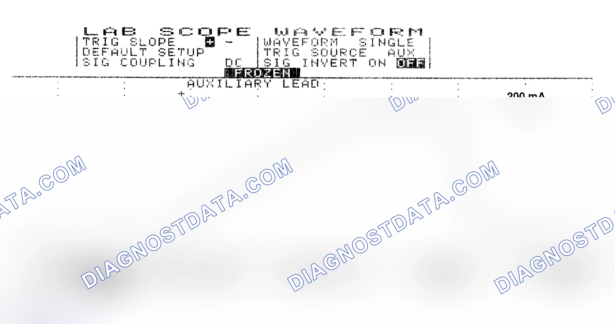 Scheme 13: Single Injector w/Normal Current Flow - Current Pattern