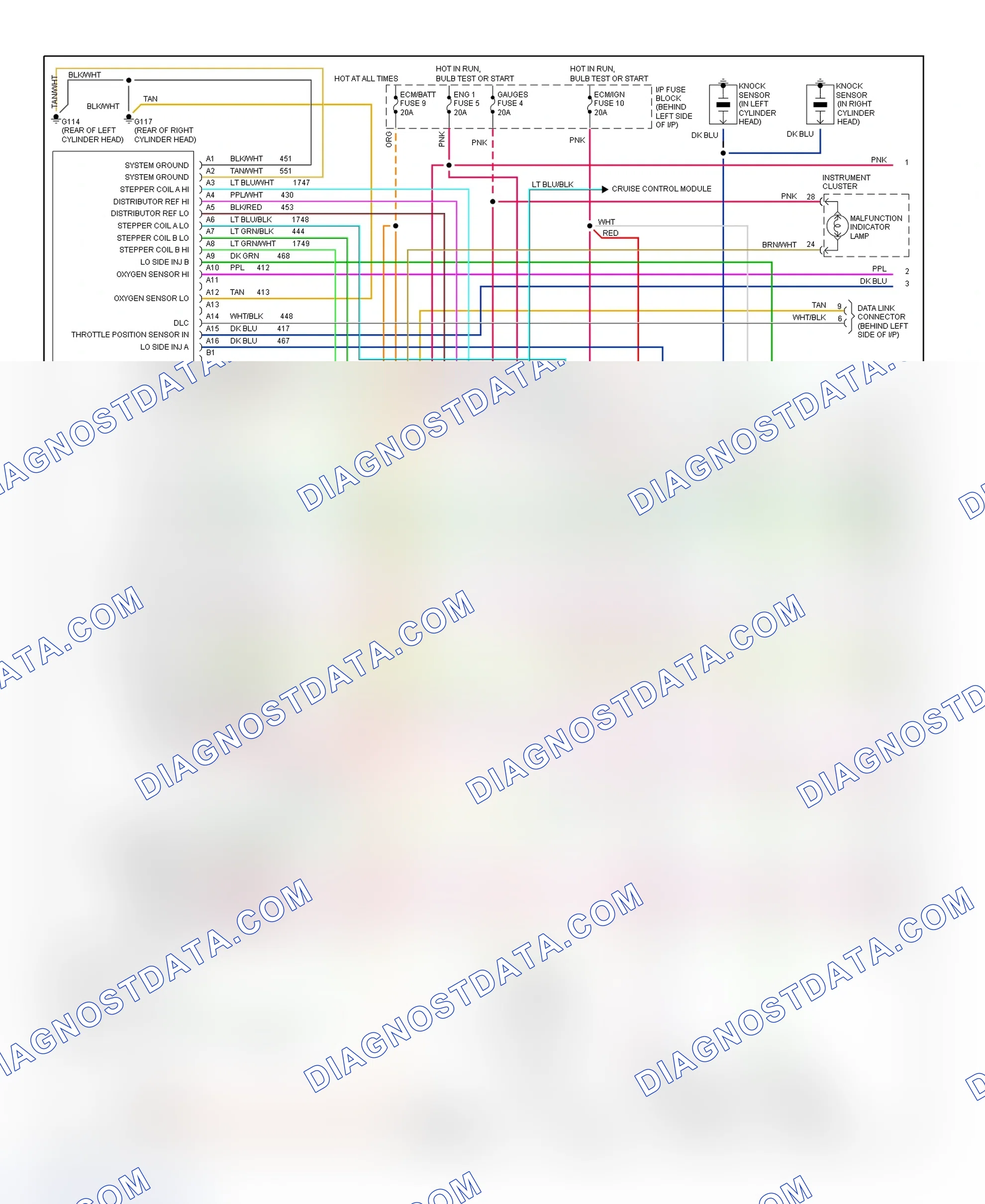 Scheme 316: Wiring Diagram ("S" & "T" Blazer, Jimmy, Pickup & Sonoma - 4.3L VIN Z W/PCM - 1 Of 2)