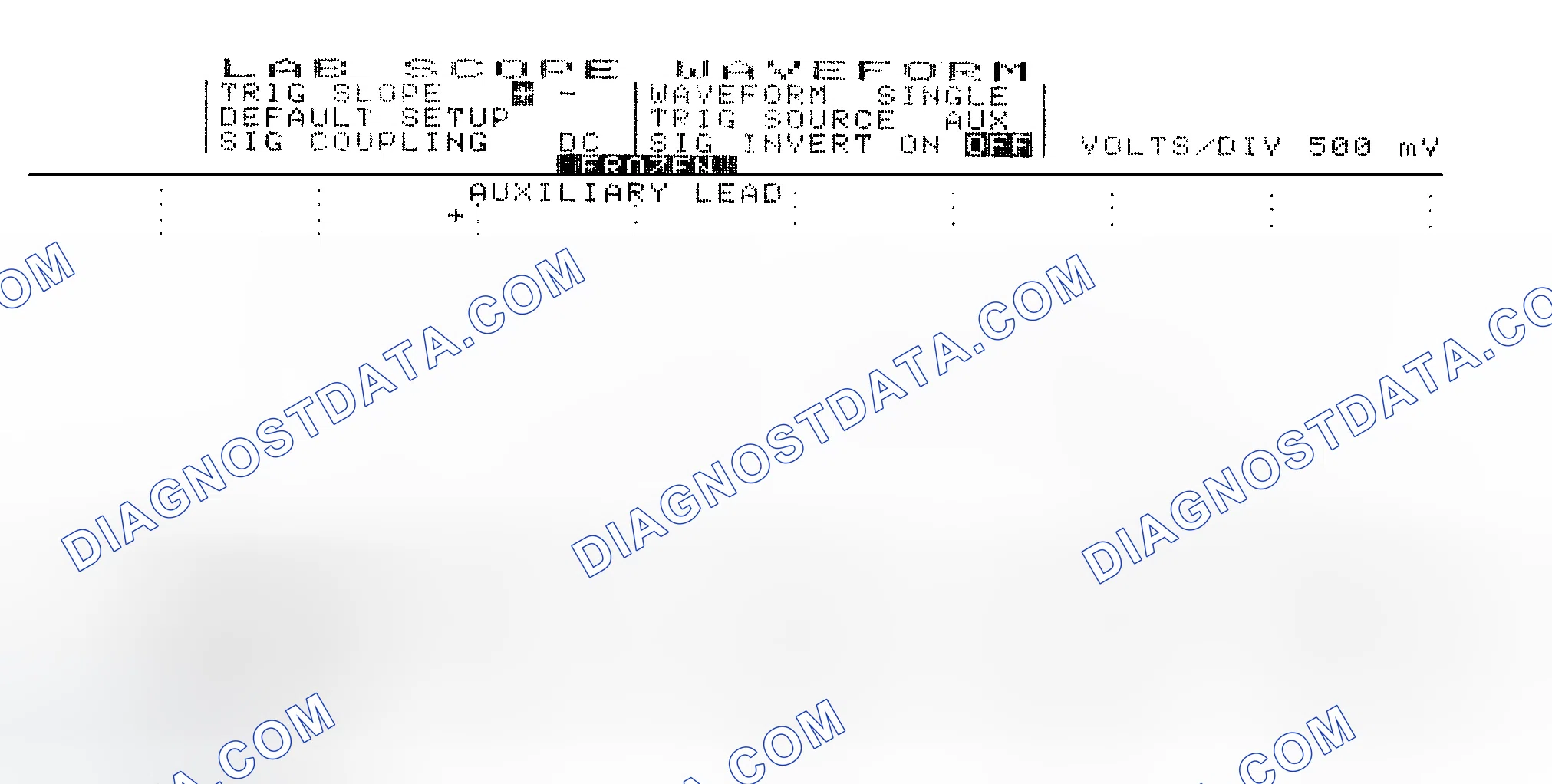 Scheme 14: Single Injector w/Excessive Current Flow - Current Pattern