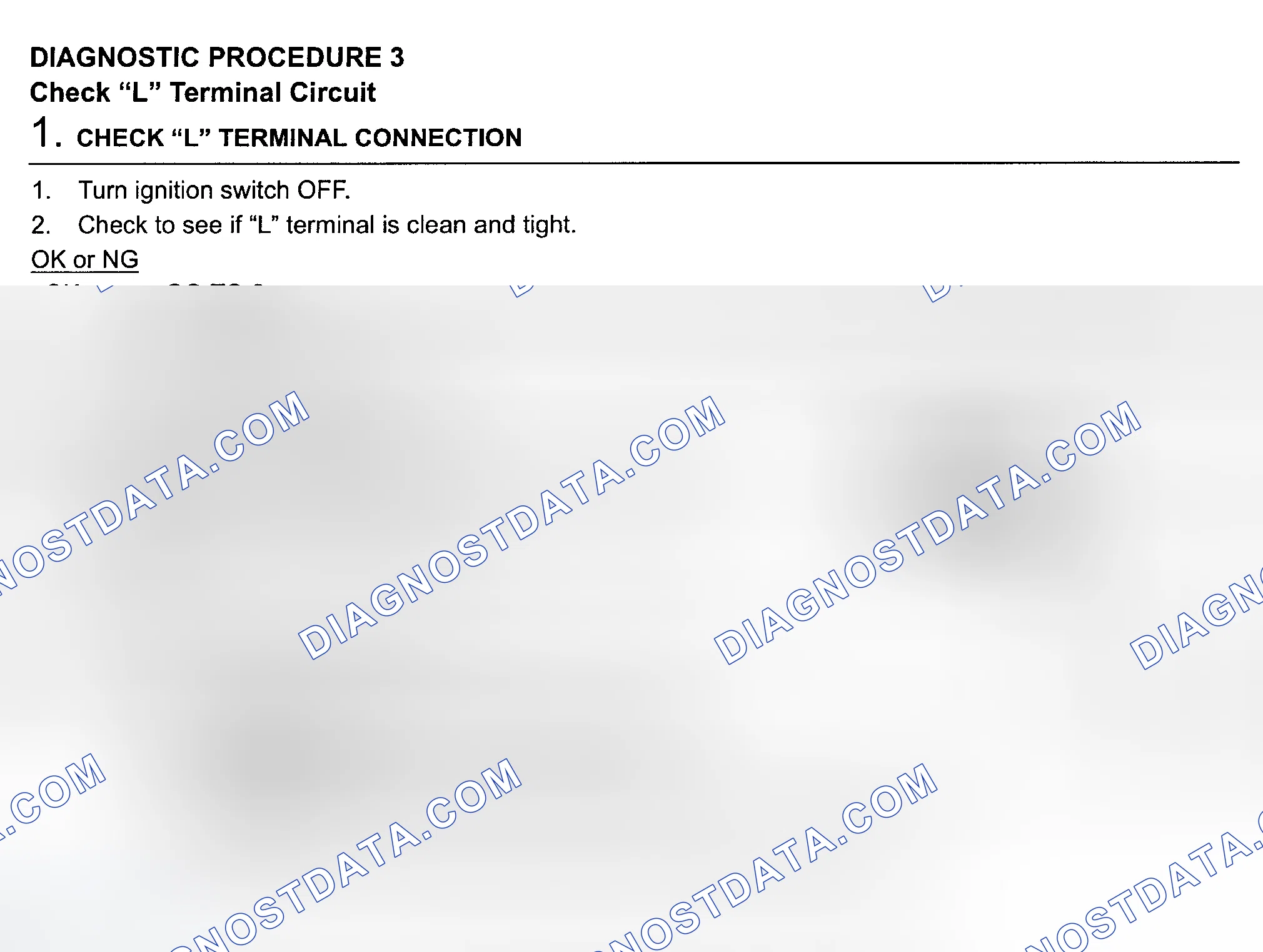 Scheme 5: DIAGNOSTIC PROCEDURE 3