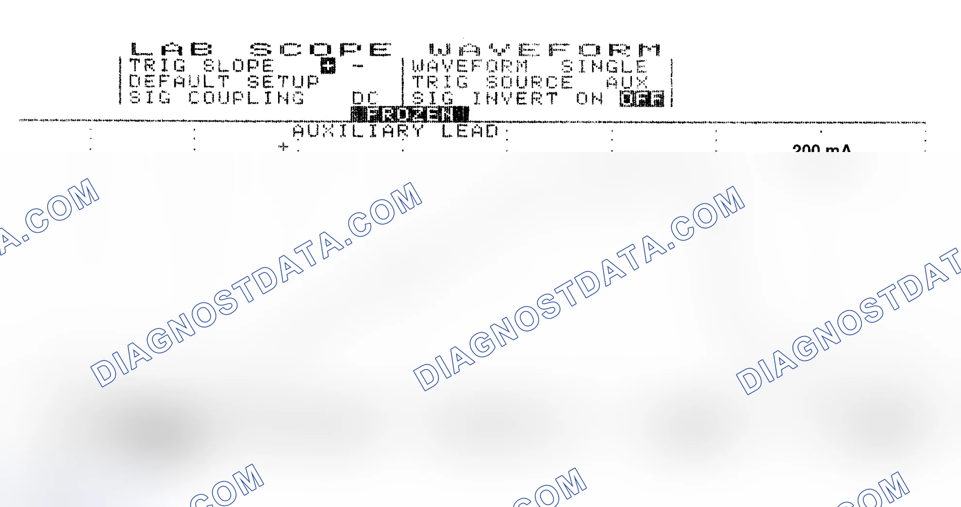 Scheme 13: Single Injector w/Normal Current Flow - Current Pattern