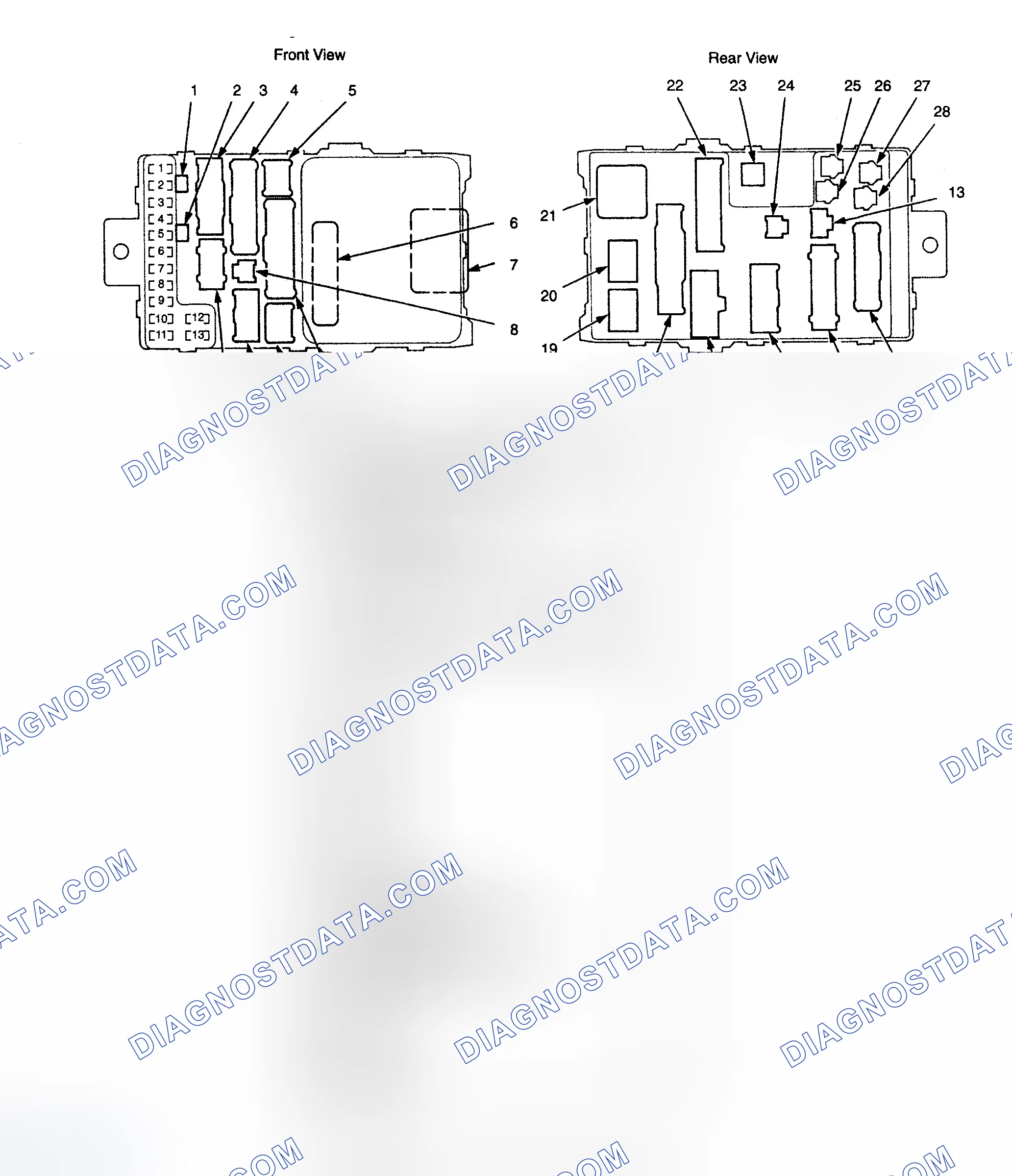 Scheme 1: COMPONENT LOCATION GRAPHICS