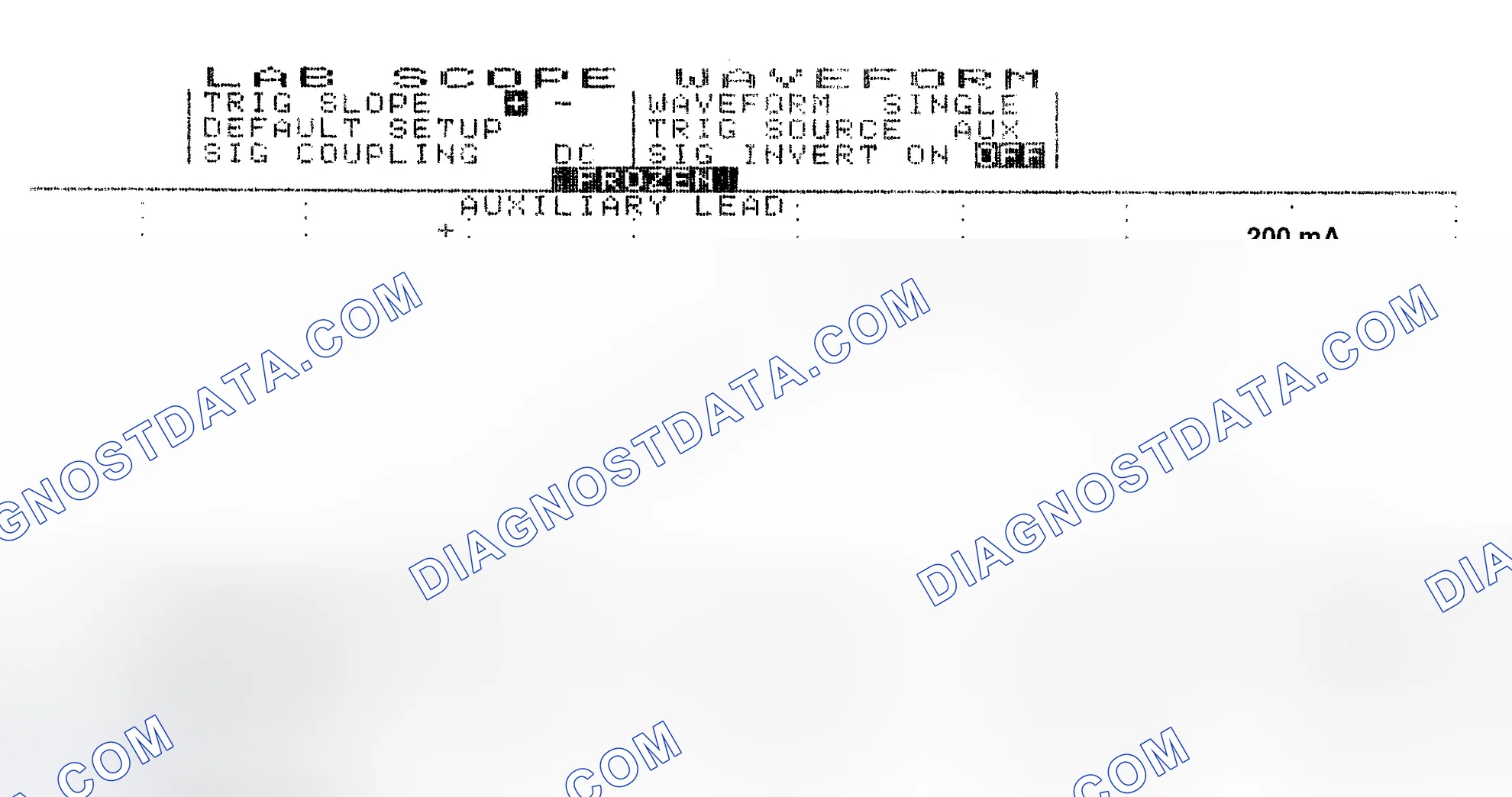 Scheme 13: Single Injector w/Normal Current Flow - Current Pattern
