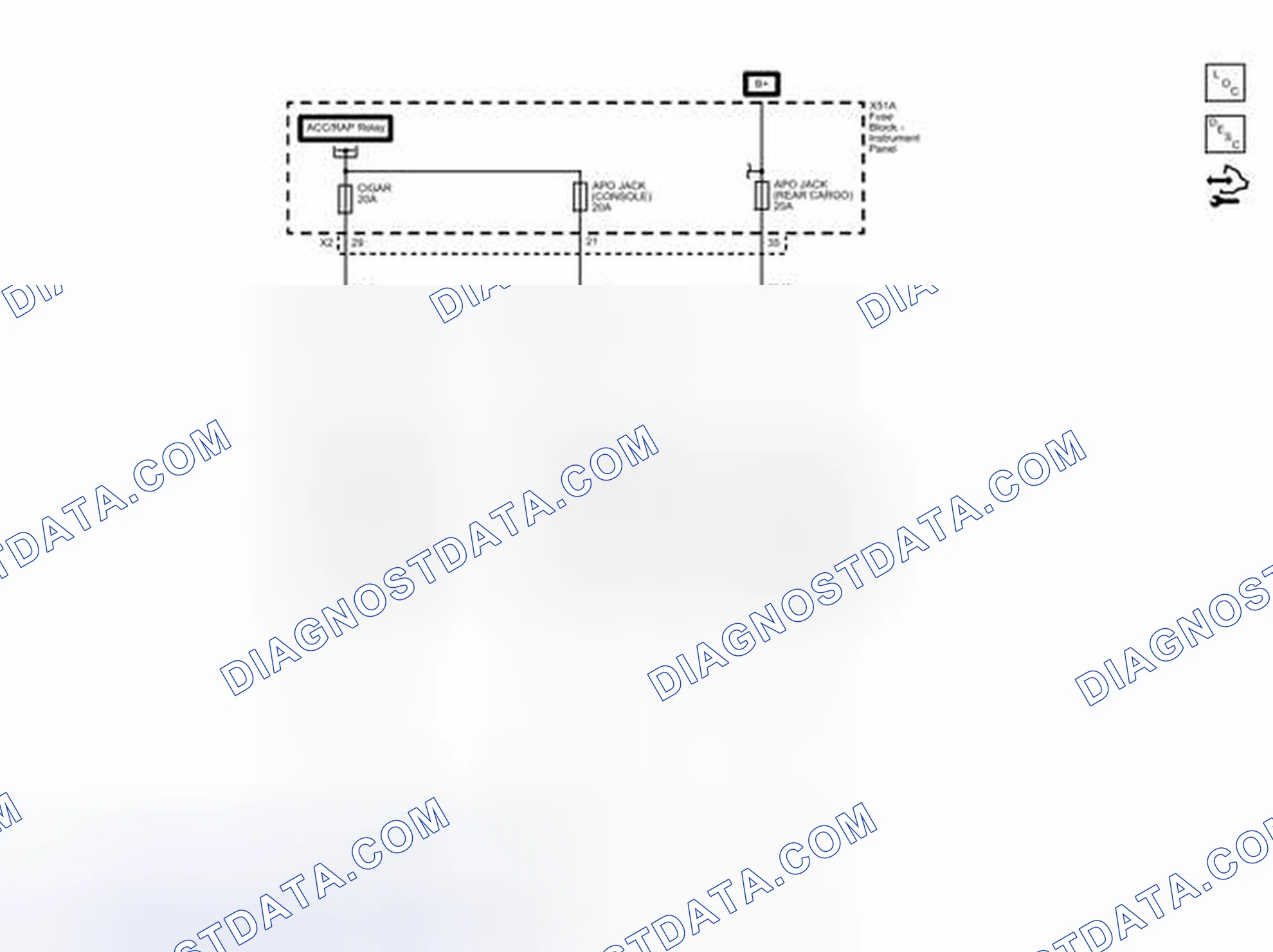 Scheme 203: Accessory Power Outlets Wiring Schematics