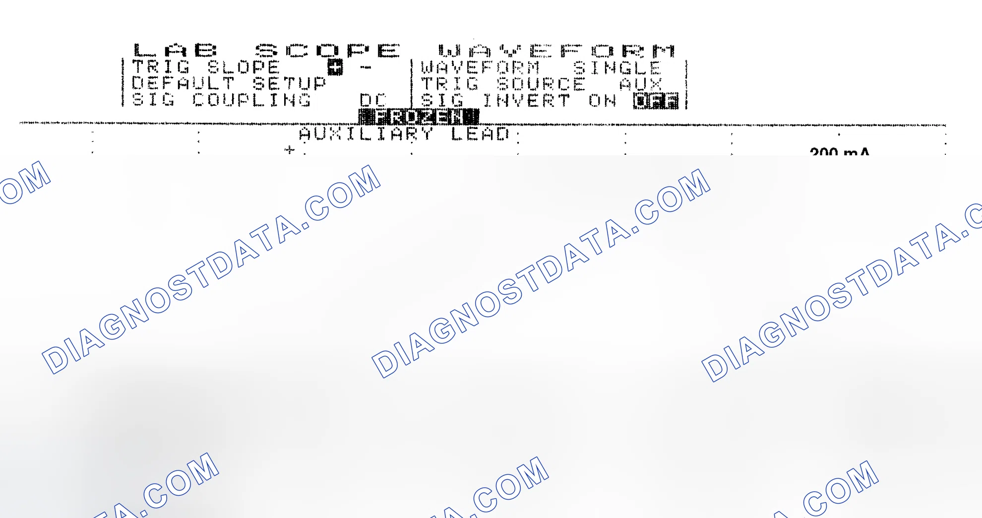 Scheme 13: Single Injector w/Normal Current Flow - Current Pattern