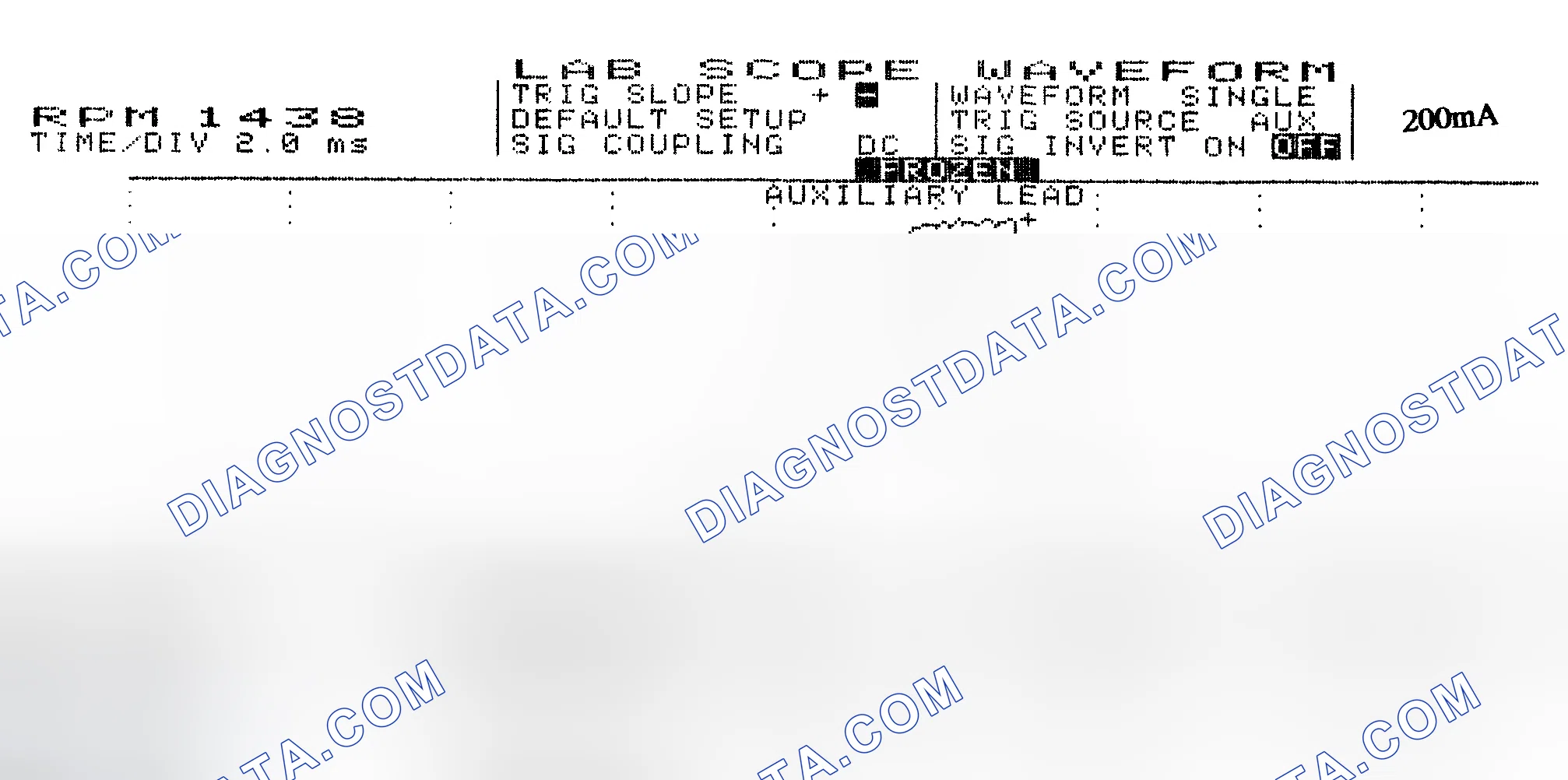 Scheme 15: Single Injector w/Normal Current Flow - Current Pattern