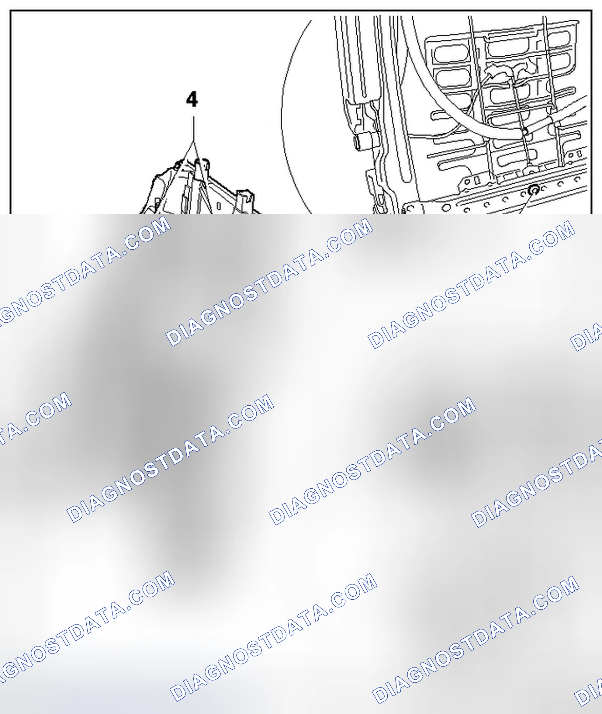 Scheme 102: LUMBAR SUPPORT FRAME, MANUAL, GOLF FROM MY 04