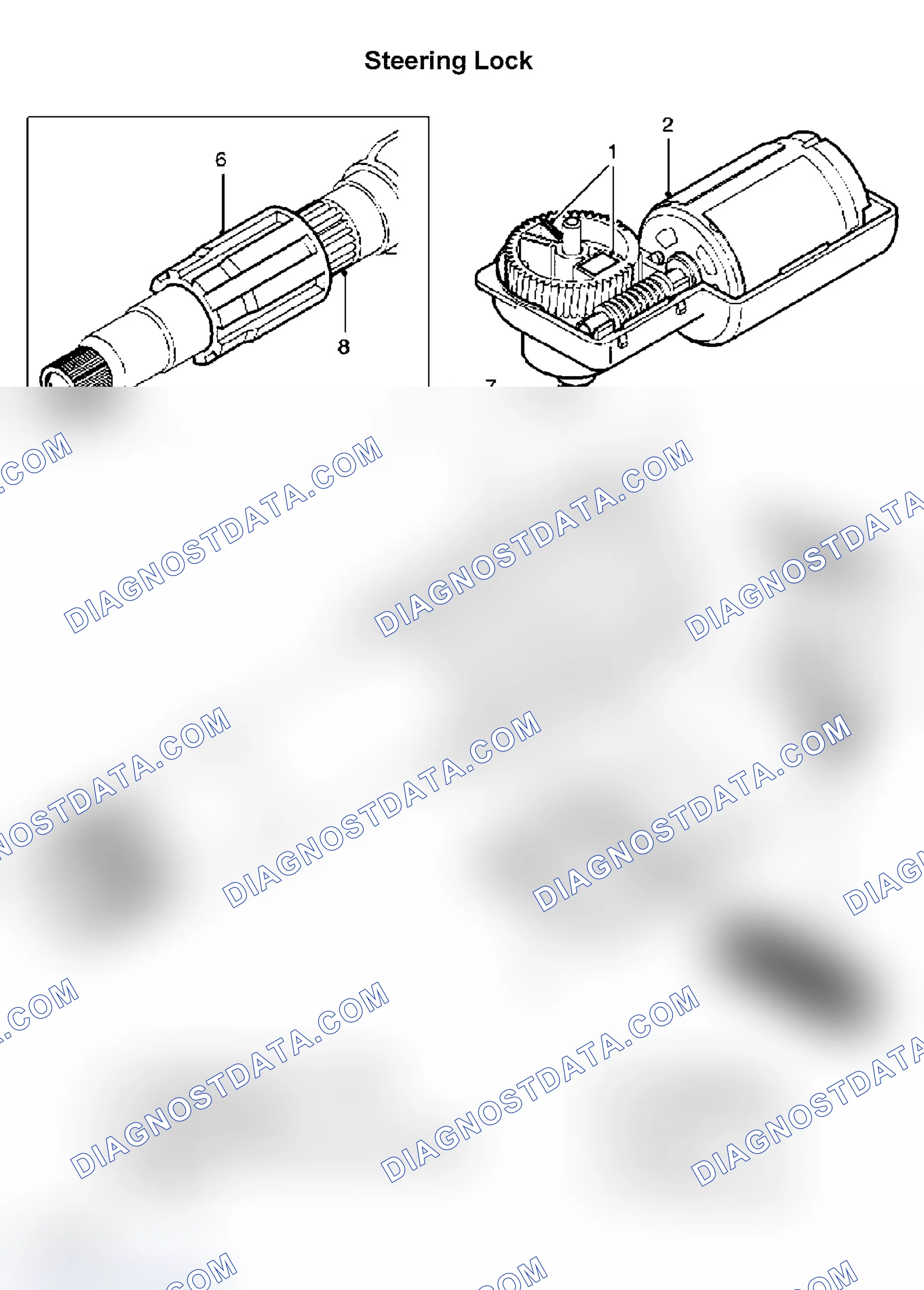 Scheme 9: STEERING LOCK