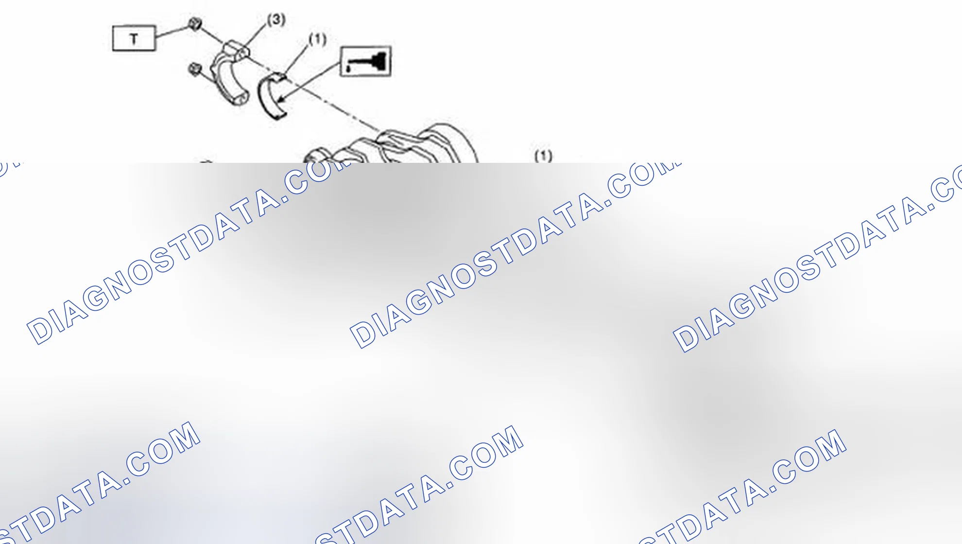 Fig. 195: Assembling View Of Crankshaft Components With Torque Specification