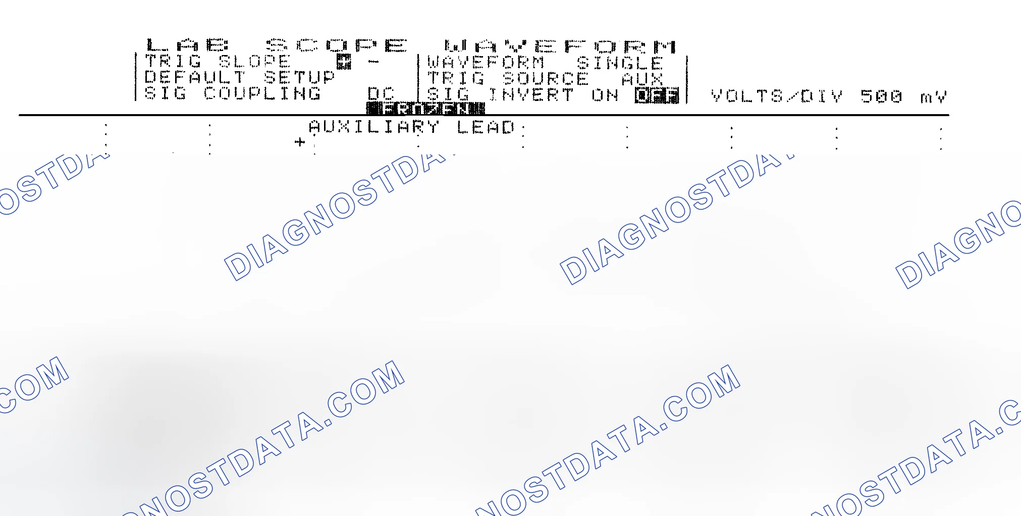 Scheme 14: Single Injector w/Excessive Current Flow - Current Pattern