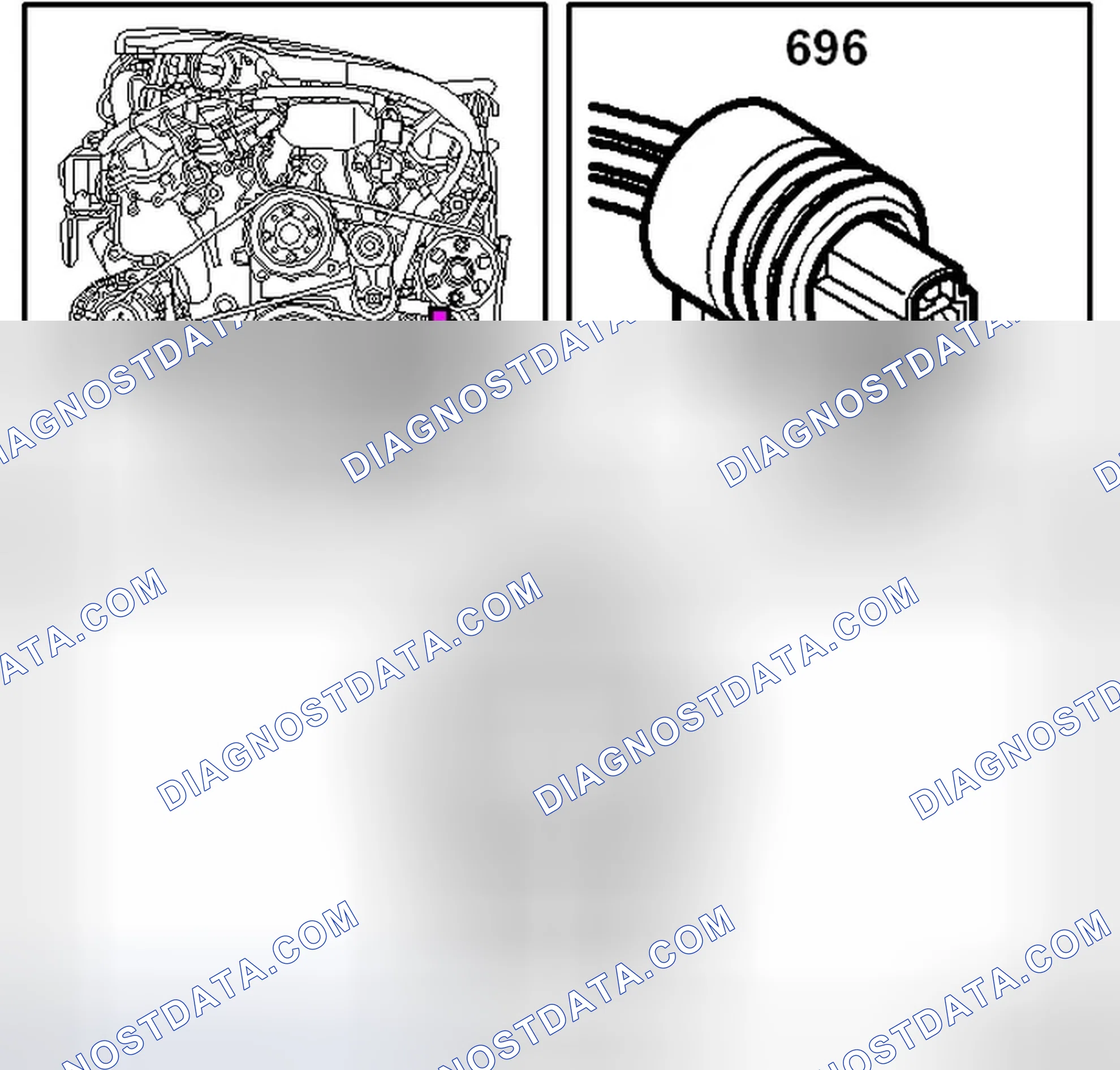 Scheme 1005: Pressure sensor, engine oil (696)