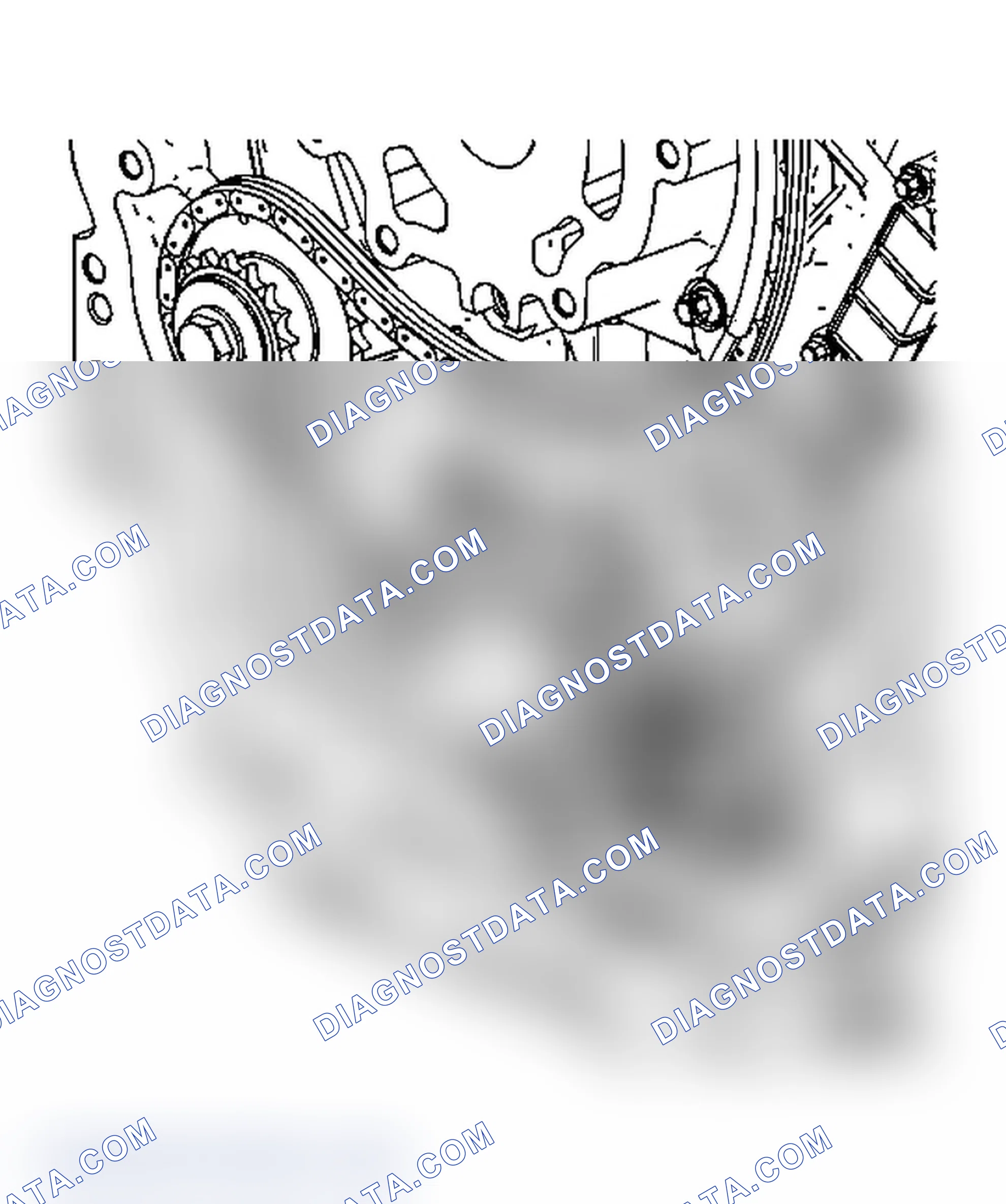 Scheme 148: Primary Camshaft Drive Chain Guide Installation - Lower