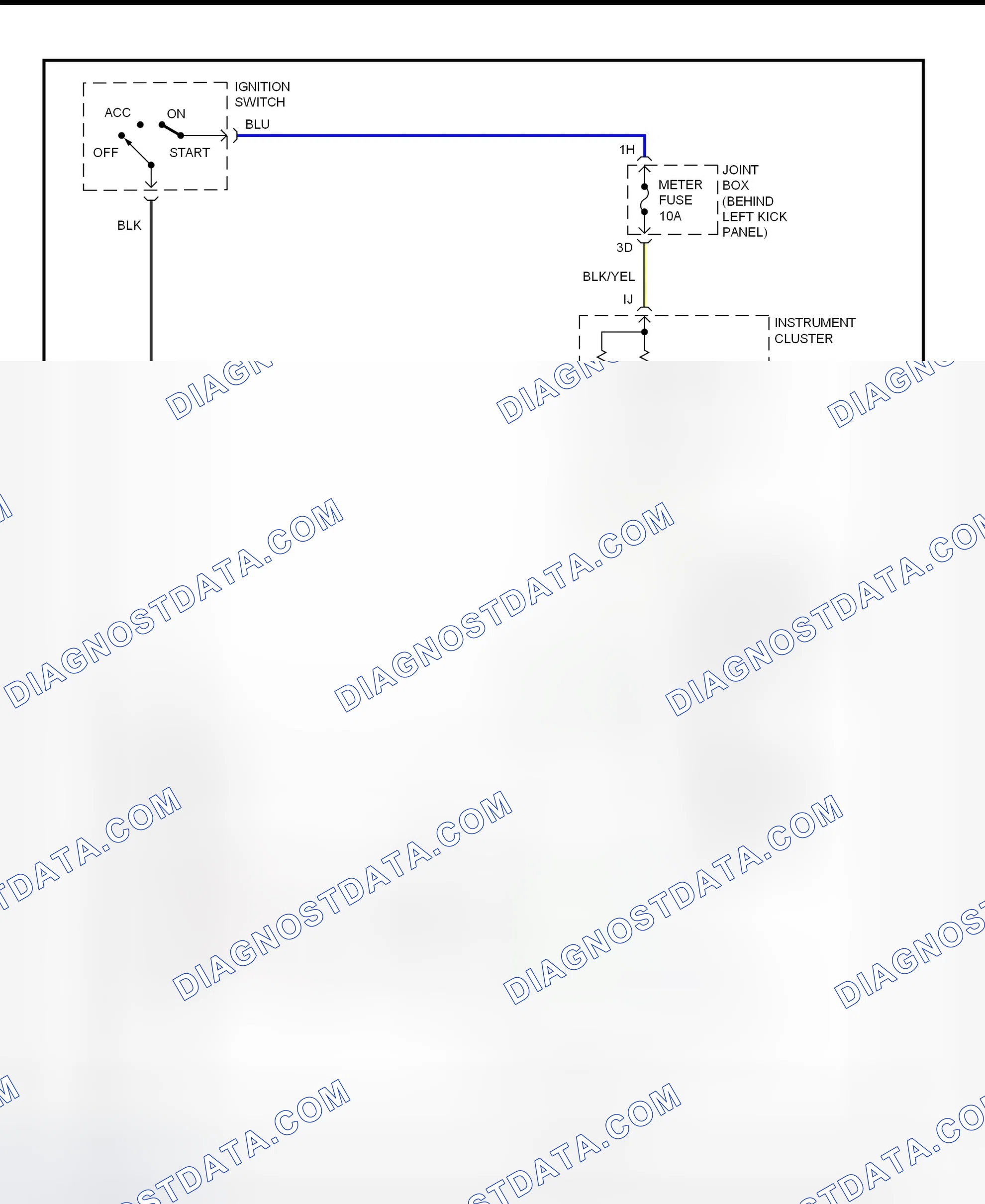 Scheme 3: Charging System Wiring Diagram (Protege)