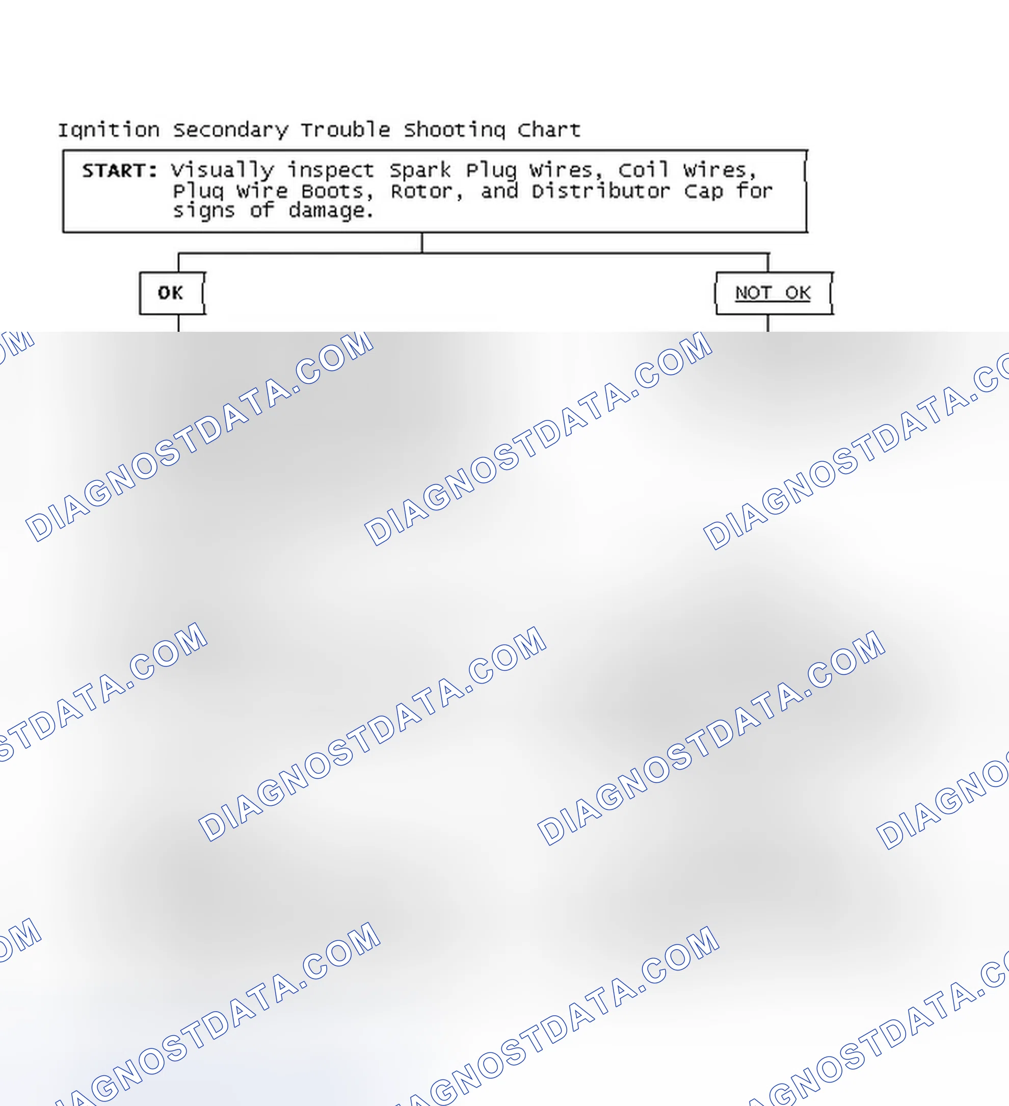 Scheme 1: Ignition Secondary Trouble Shooting Chart